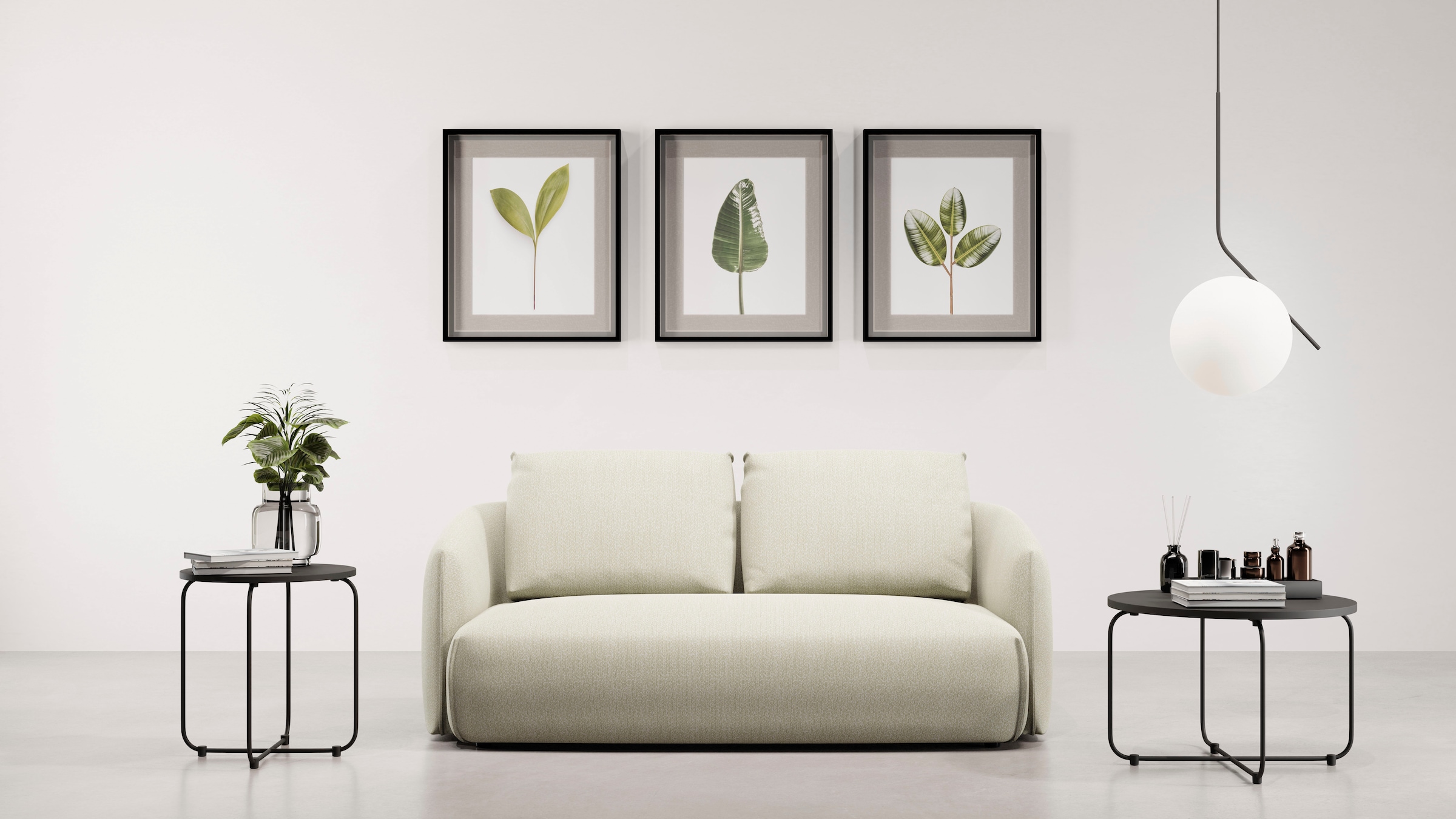 TRENDMANUFAKTUR 2-Sitzer "Shawn Designsofa mit elegant geschwungen Armlehne günstig online kaufen