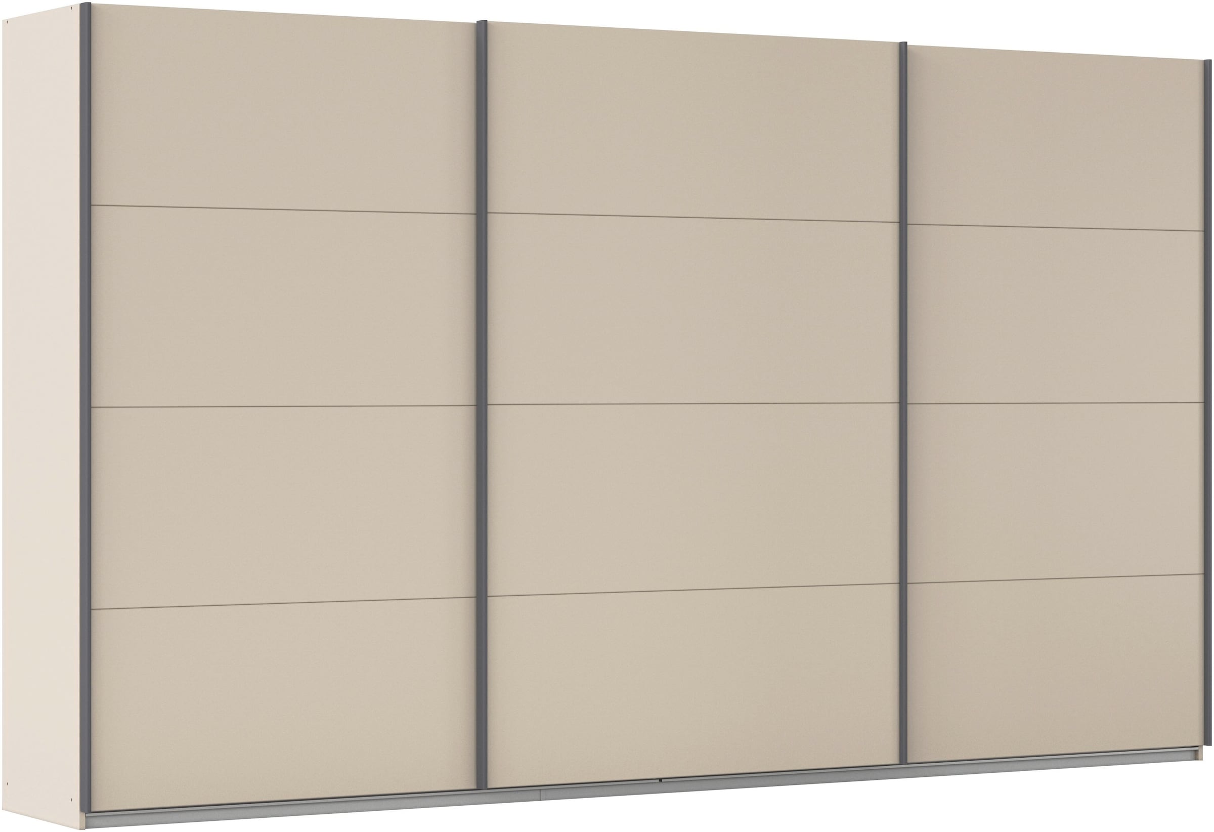 OTTO home Schwebetürenschrank "Kleiderschrank Schrank Garderobe AGORDO mit Dekor- oder Hochglanzfront" Breiten 203/271/315/360 cm in drei Griff-Farben - NEU: Farbe SCHWARZ, in 4 Breiten und 2 Höhen MADE IN GERMANY