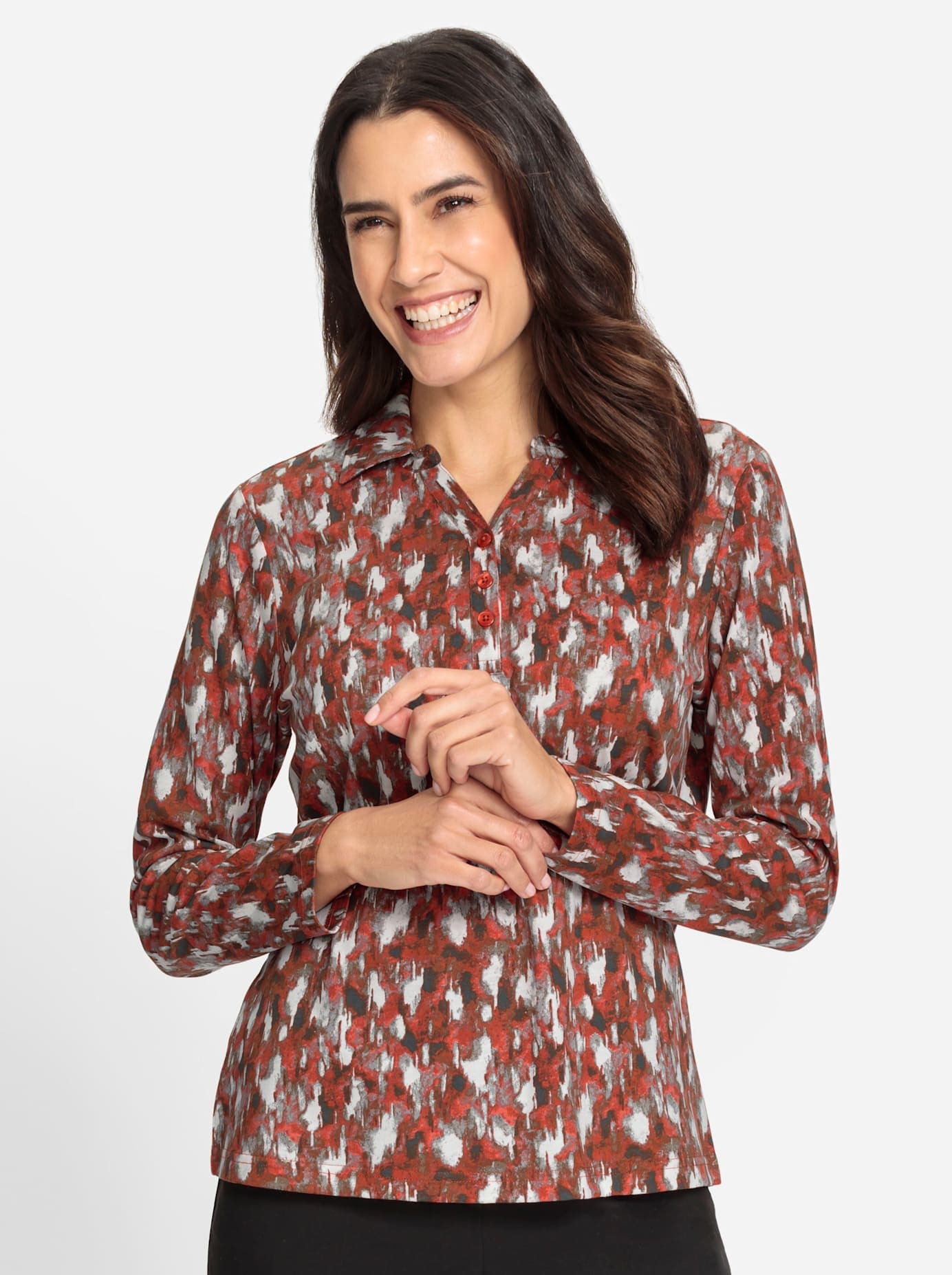 Inspirationen Poloshirt "Poloshirt" 1 Stk. tlg. günstig online kaufen