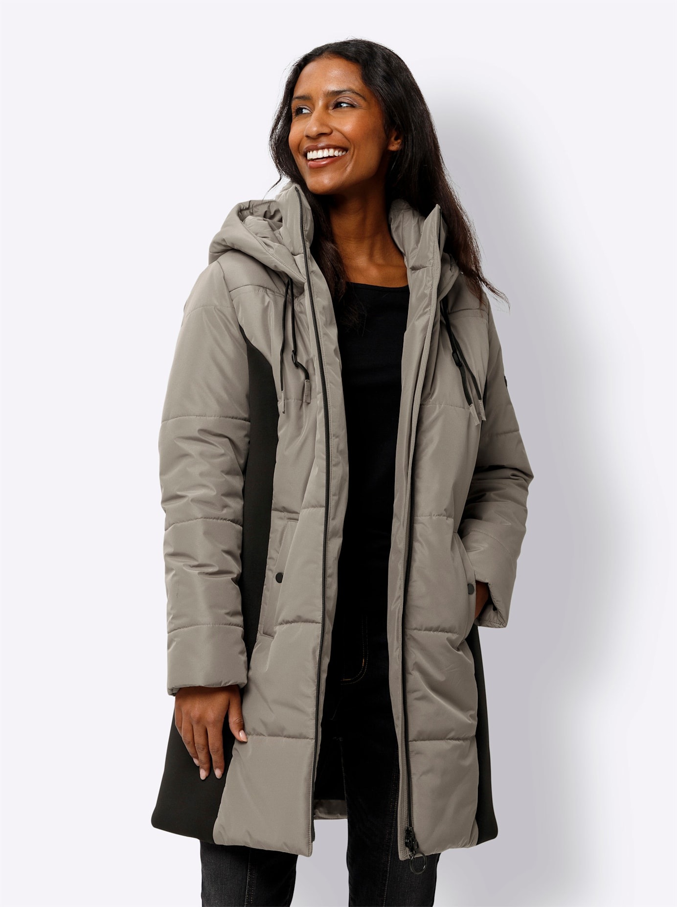 heine Langjacke, mit Kapuze günstig online kaufen