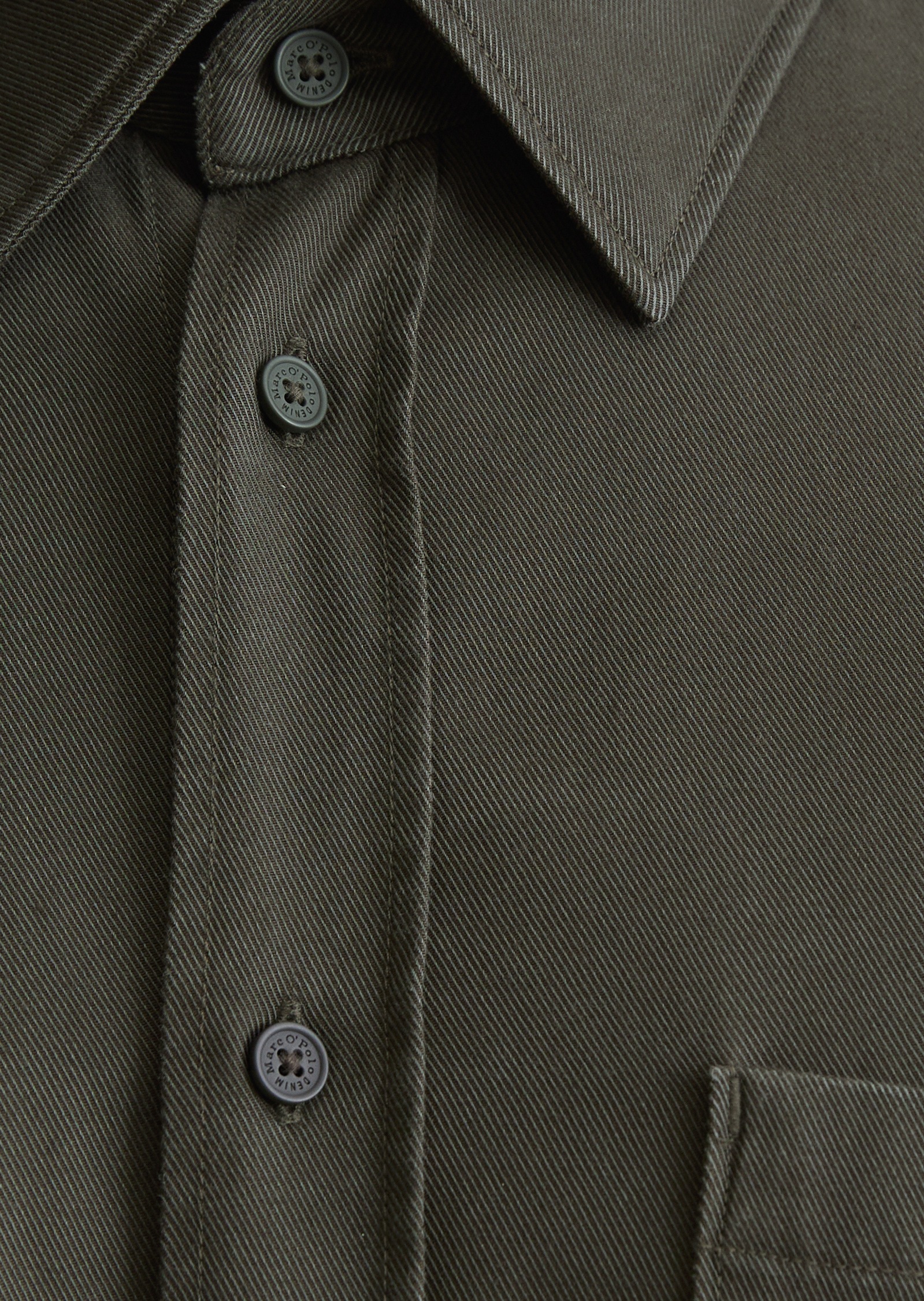 Marc O'Polo DENIM Langarmhemd »aus Lyocell-Baumwoll-Twill«