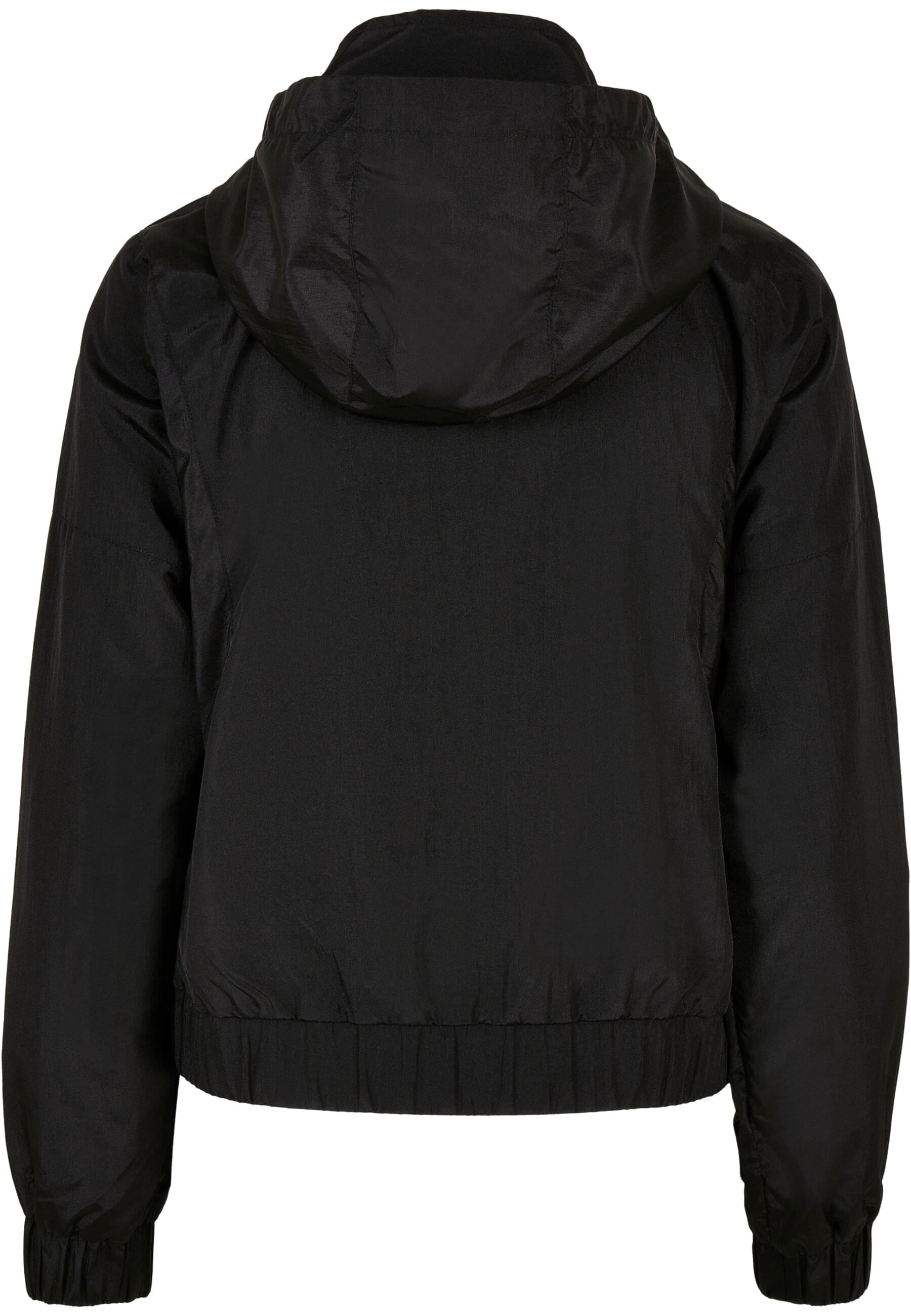 URBAN CLASSICS Allwetterjacke »Urban Classics Damen Ladies Oversized Shiny Crinkle Nylon Jacket«, (1 St.), mit Kapuze