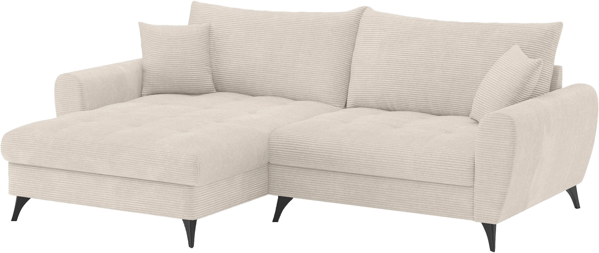 Home affaire Ecksofa "Blackburn II, L-Form", Mit Kaltschaumpolsterung bis 1 günstig online kaufen