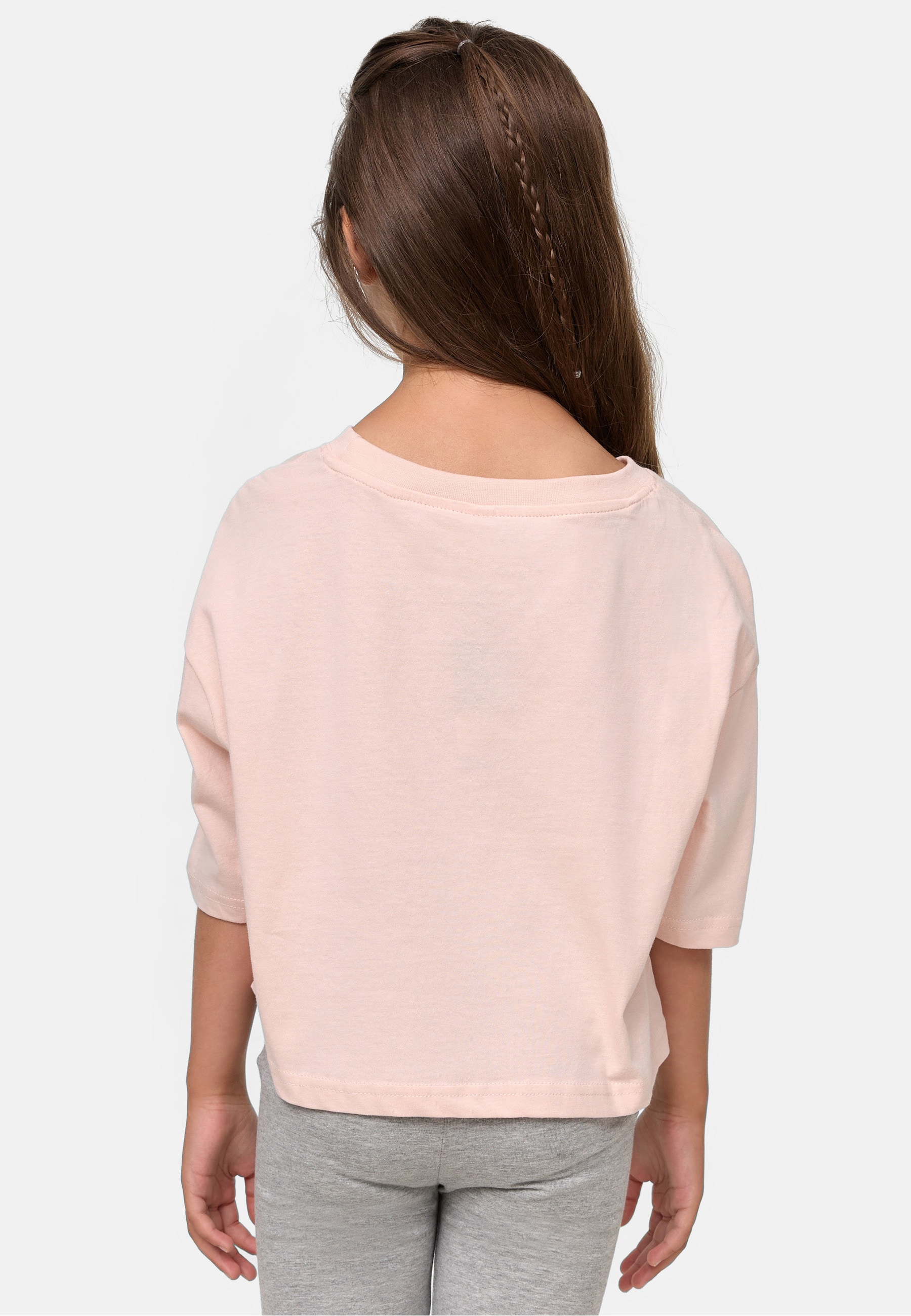 URBAN CLASSICS T-Shirt »Urban Classics Damen Girls Short Kimono Tee« 1 Stk.
