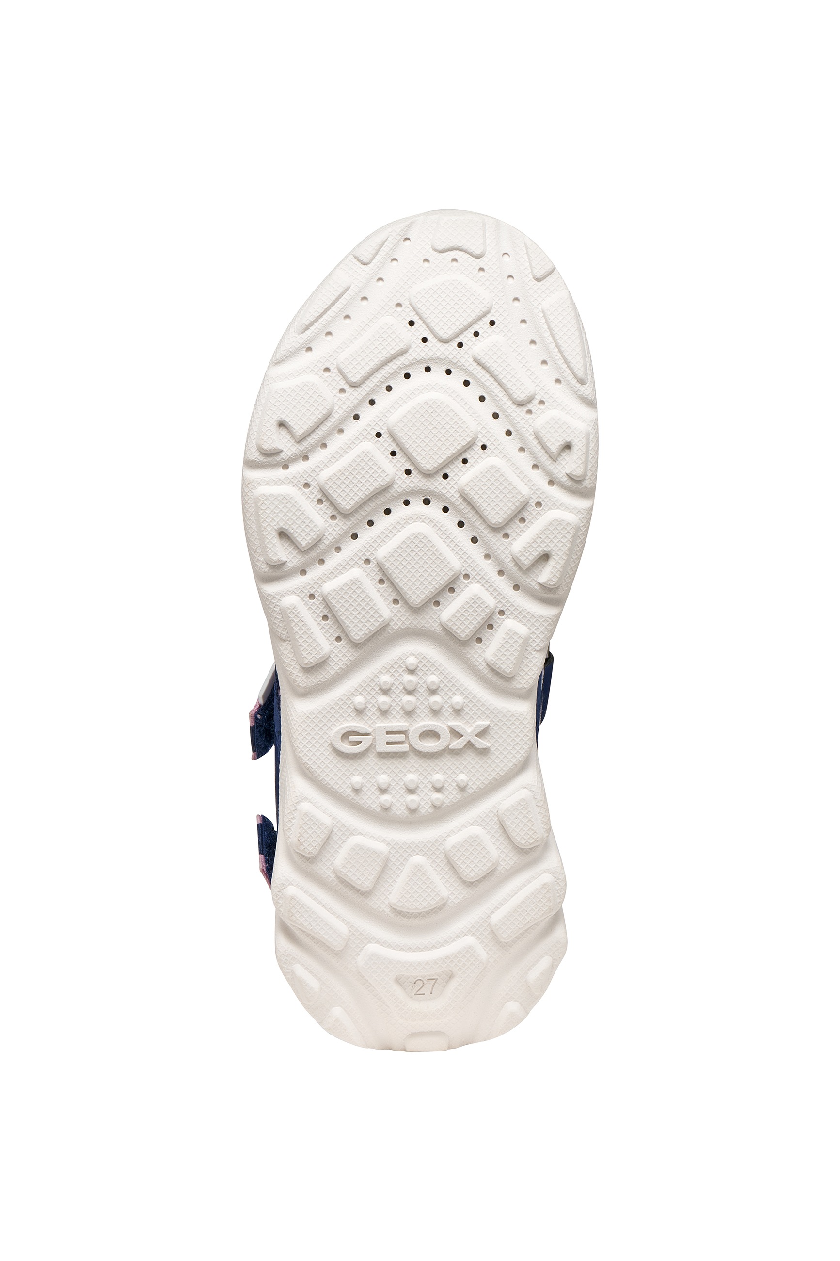 Geox Sandale »J SANDAL AIRADYUM GI«  mit Klettverschluss und Fersenriemen, Größenschablone zum Download