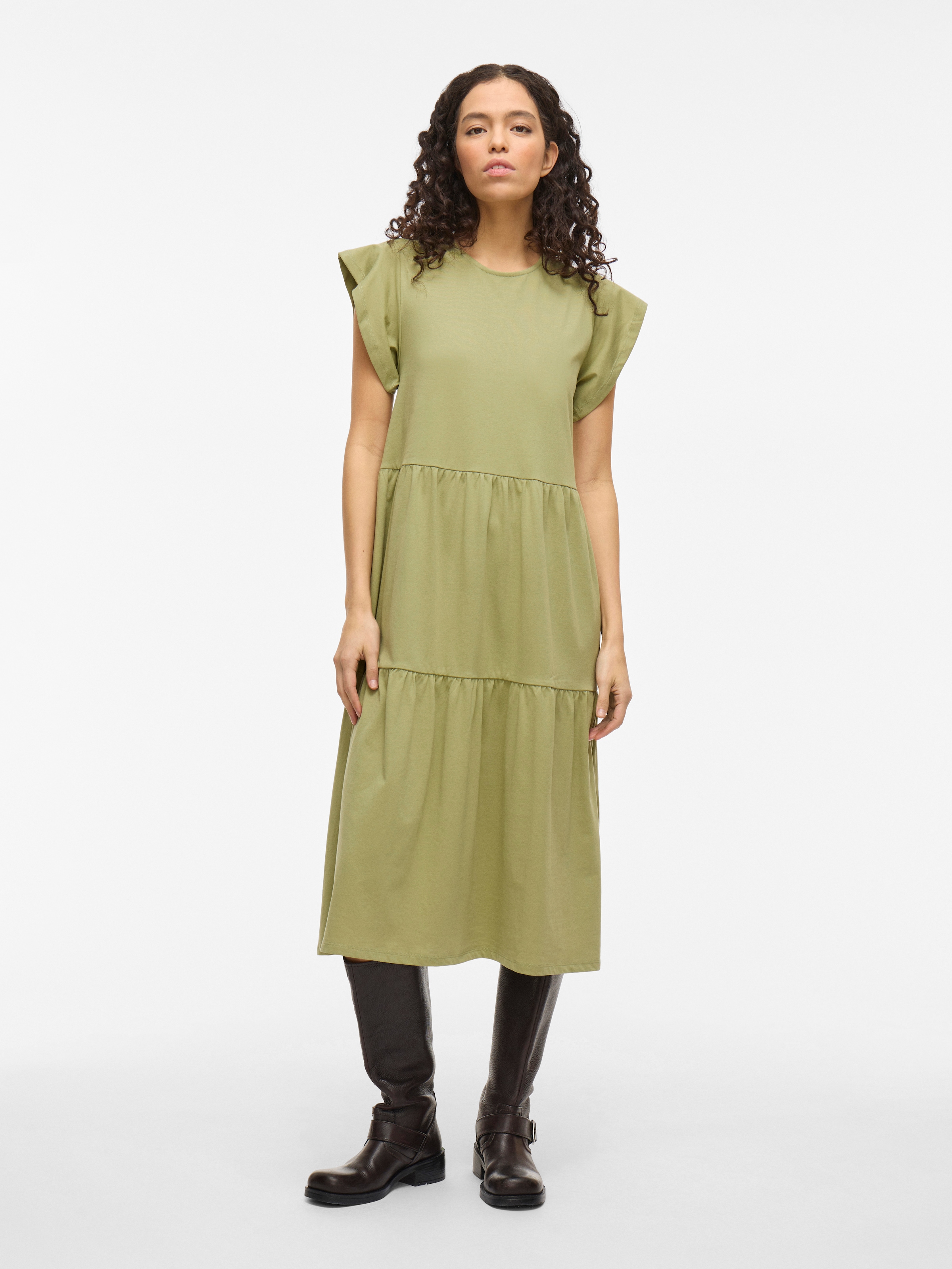 Vila Sommerkleid »VISUMMER S/S MIDI DRESS - NOOS«