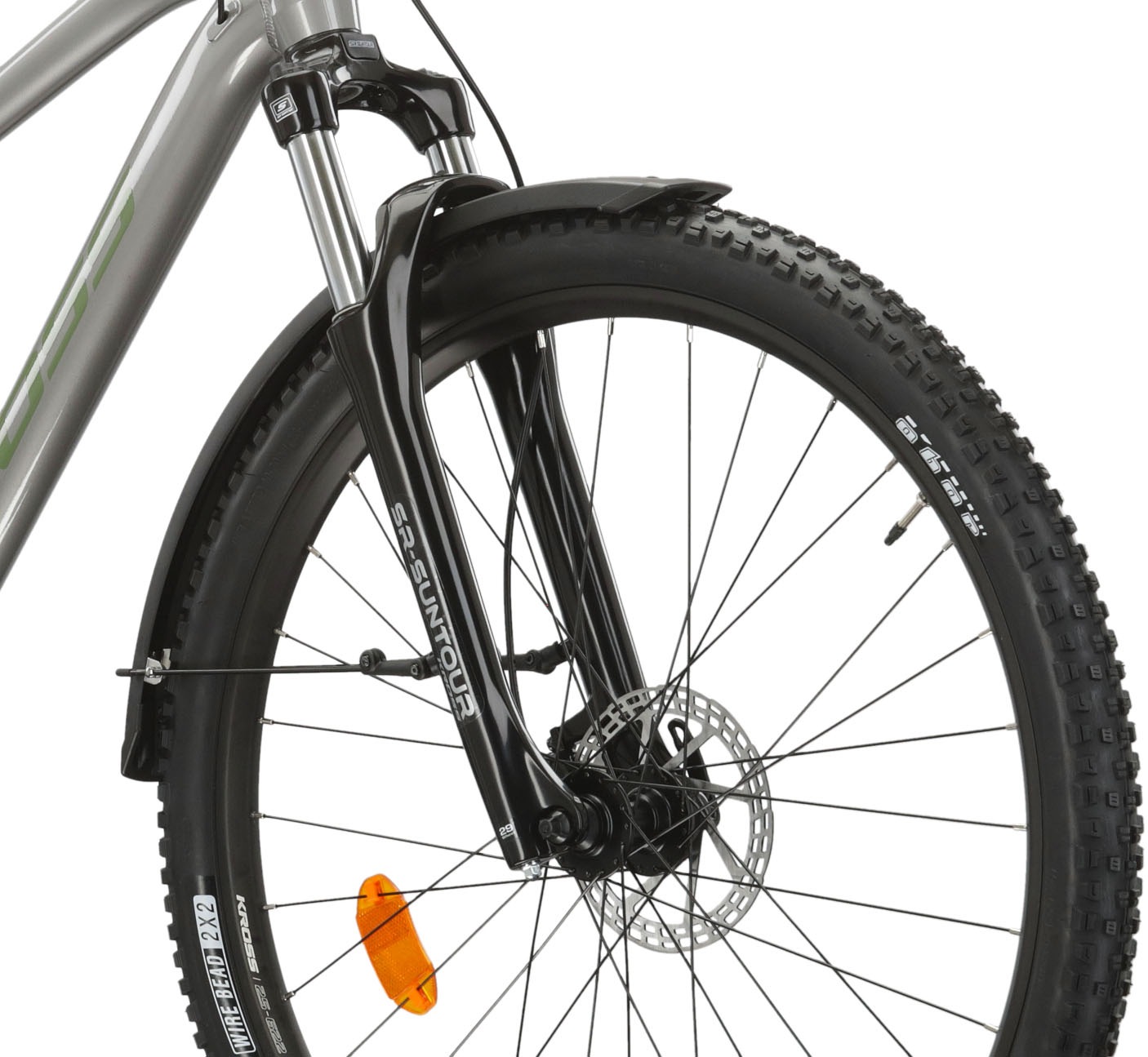 Kross Mountainbike »KROSS MTB Hardtail Hexagon 4.0 27,5" silber«, 16 Gang, Shimano, ACERA M3020 Schaltwerk, Kettenschaltung