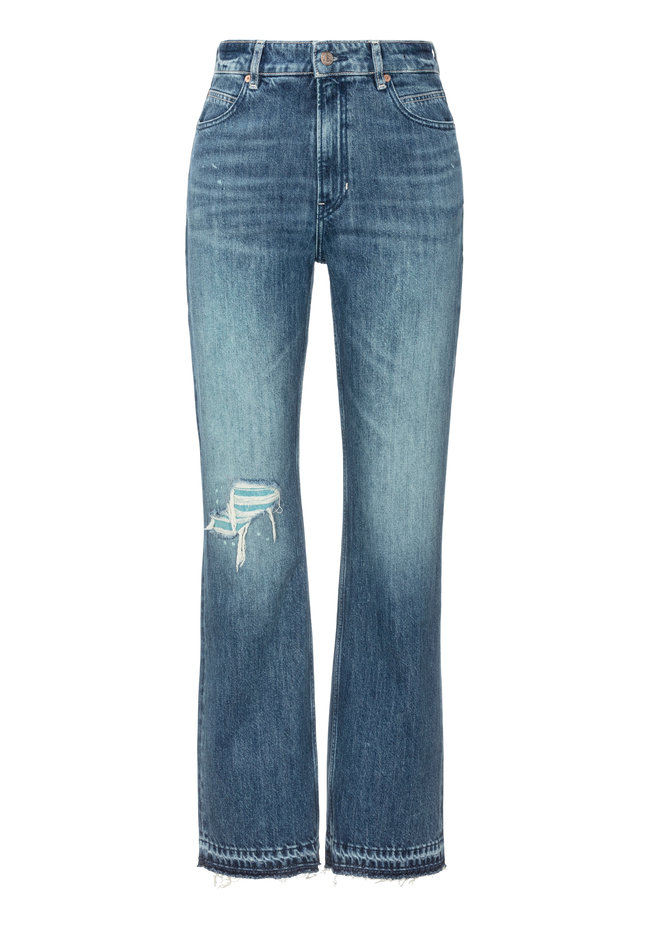 BOSS ORANGE Straight-Jeans "Ada High Rise Slim Premium Damenmode", (BOSS OR günstig online kaufen