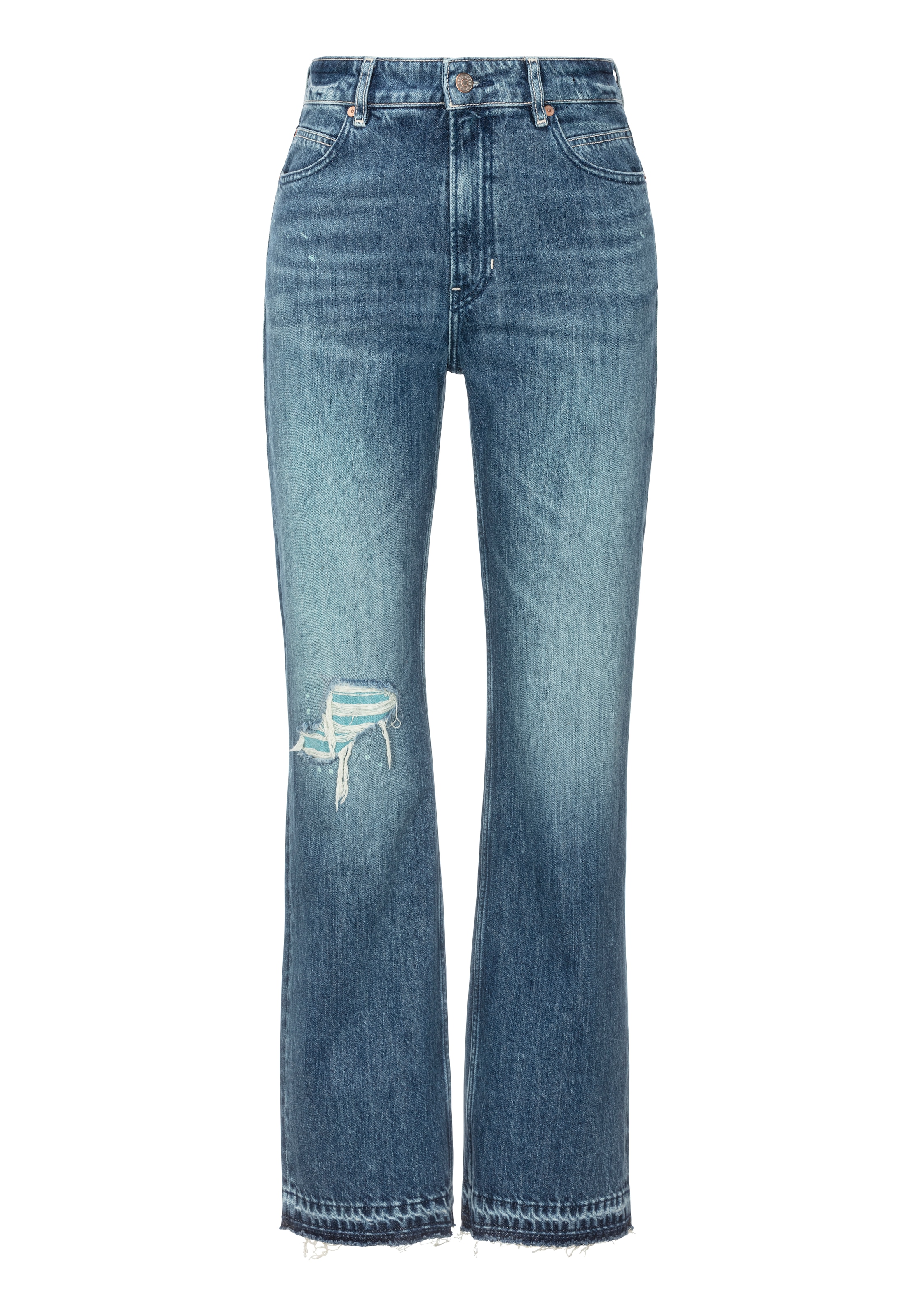 BOSS ORANGE Straight-Jeans "Ada High Rise Slim Premium Damenmode", im Vinta günstig online kaufen