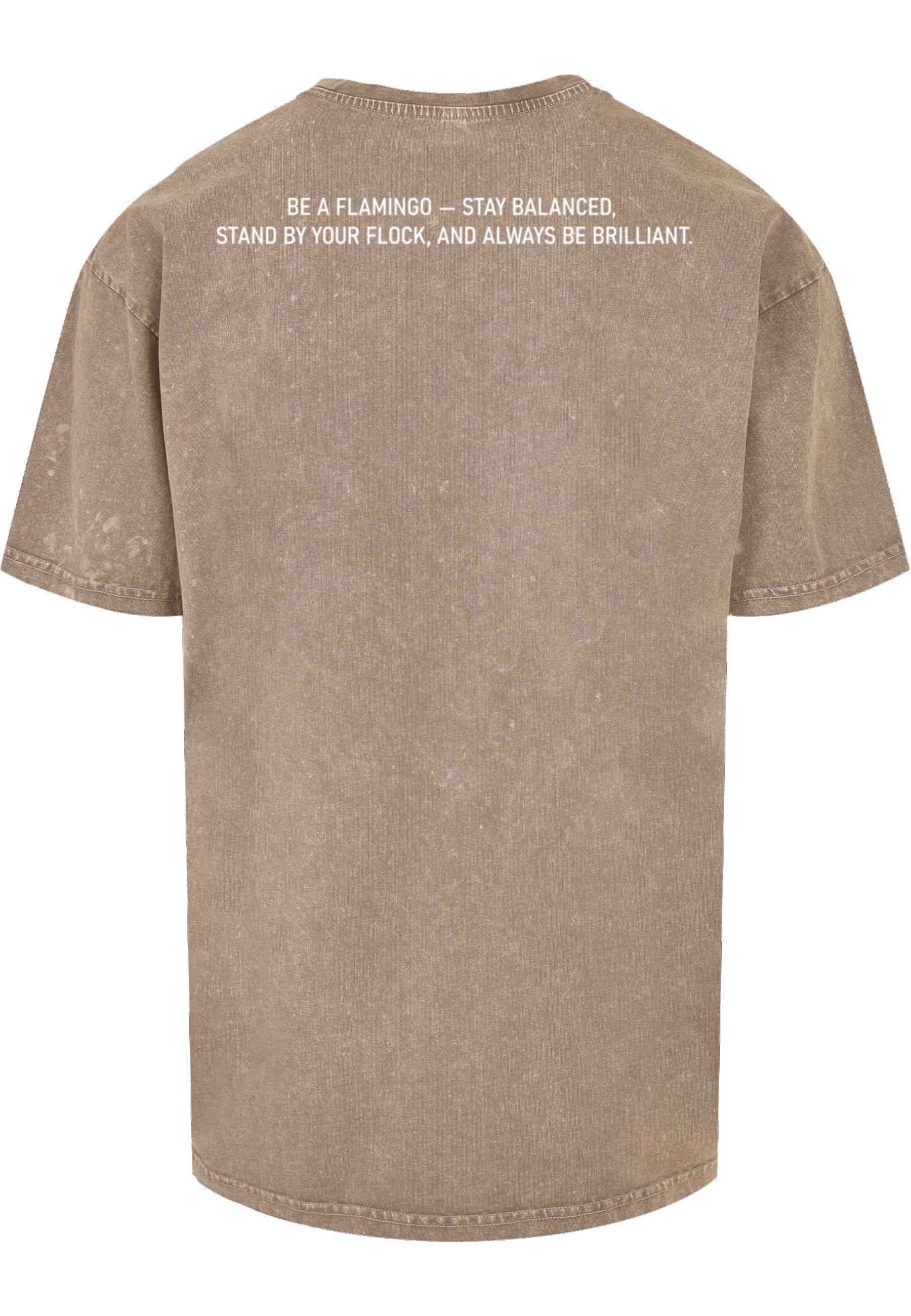 Merchcode T-Shirt »Merchcode Herren Flamingo Acid Washed Heavy Oversized Tee« 1 Stk.
