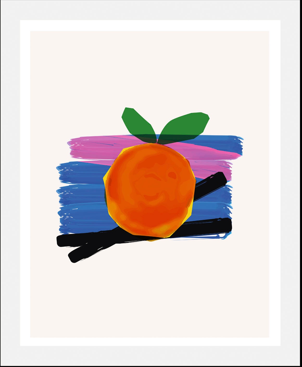 queence Bild "Fips", Obst-Obst Bilder-Essen-Lebensmittel-Kunst-Abstrakt, (1 günstig online kaufen