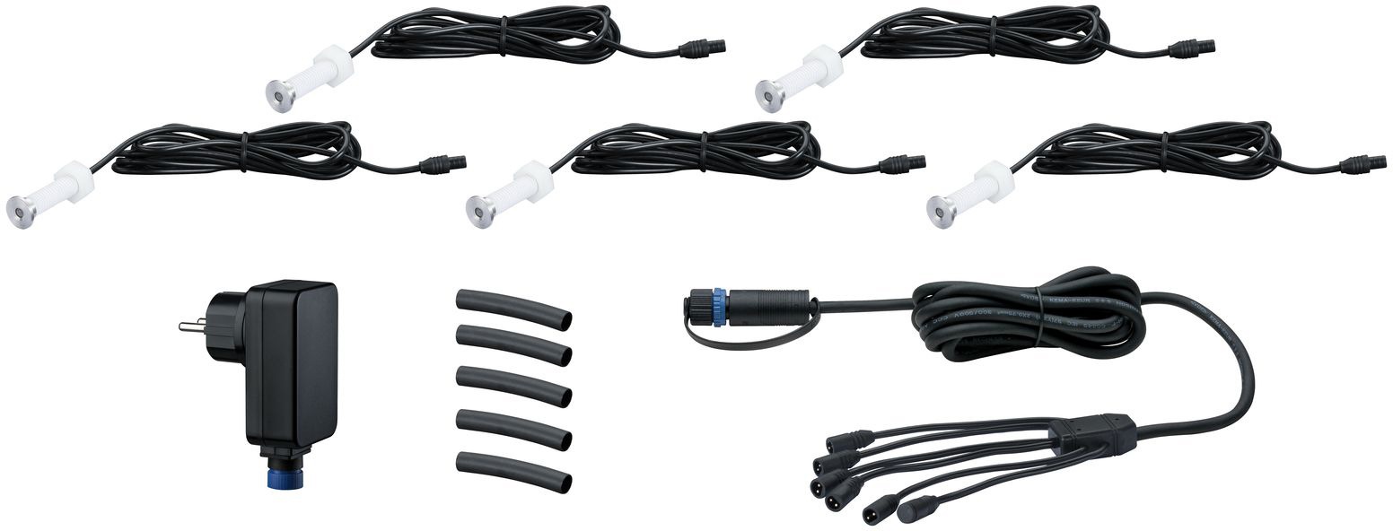 Paulmann LED Einbauleuchte »Plug & Shine«, 5 flammig, Leuchtmittel LED-Modul | LED fest integriert, LED-Modul, IP67 3000K incl. Driver