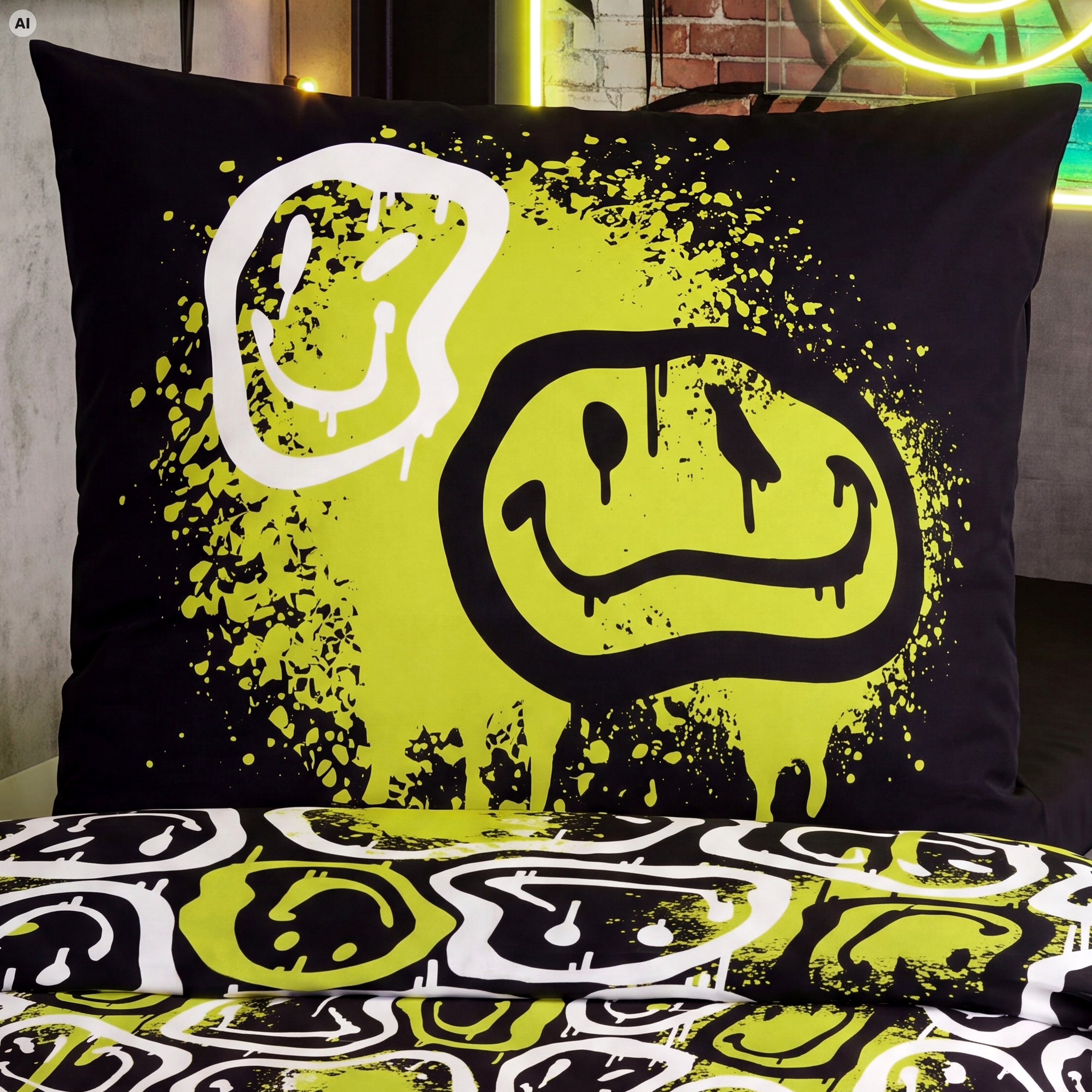 Herding Young Collection Bettwäsche »Neon Faces« 2