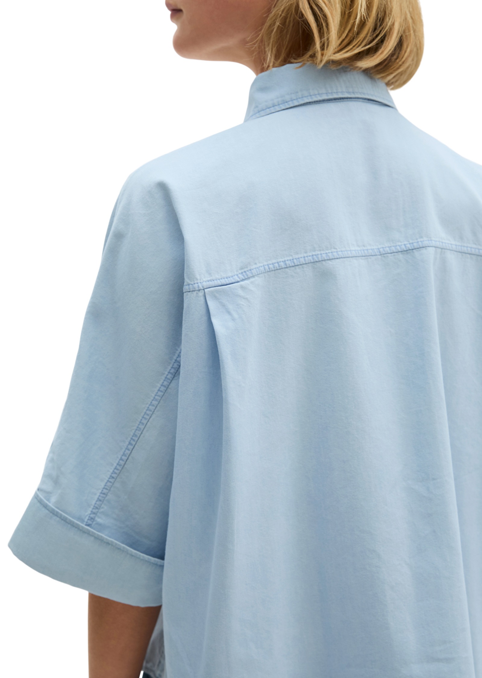 Marc O'Polo Kurzarmbluse »mit Tencel™ Lyocell«