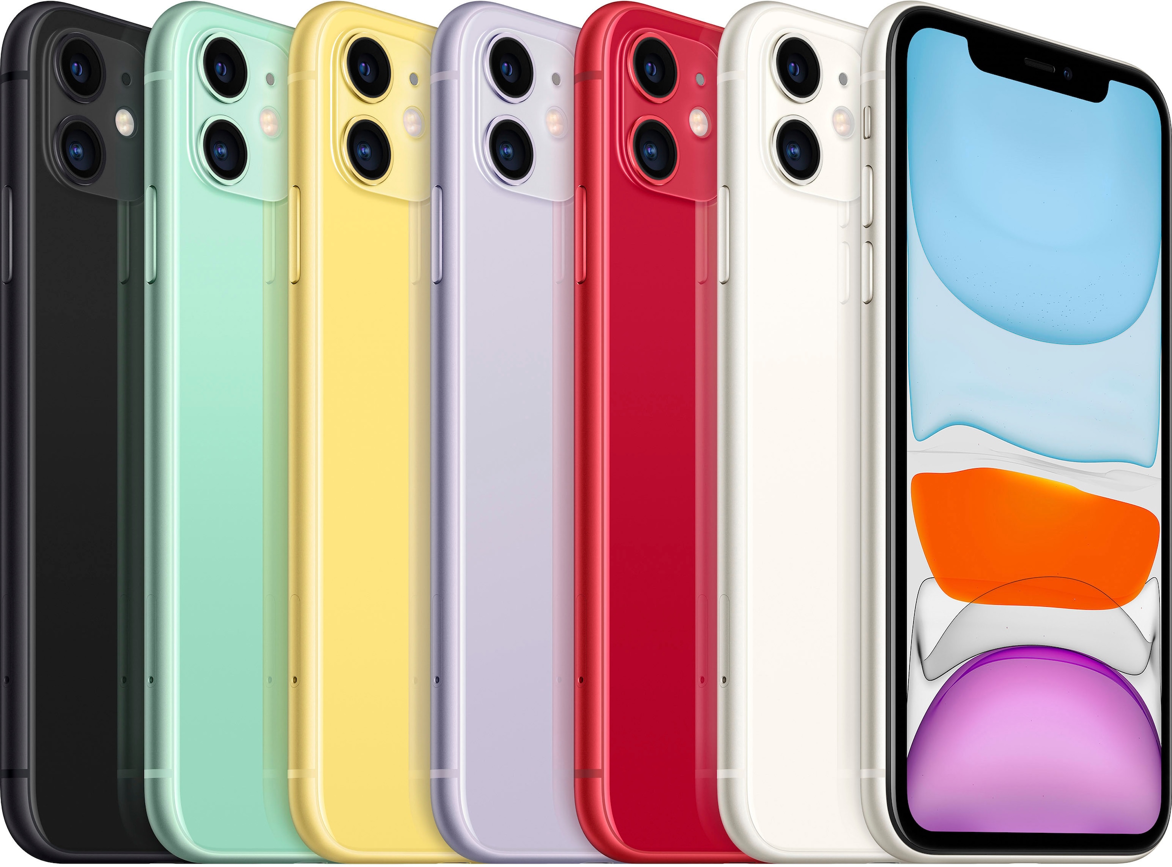 Apple Smartphone »iPhone 11«, grün, 15,5 cm/6,1 Zoll, 128 GB Speicherplatz, 12 MP Kamera, ohne Strom-Adapter und Kopfhörer