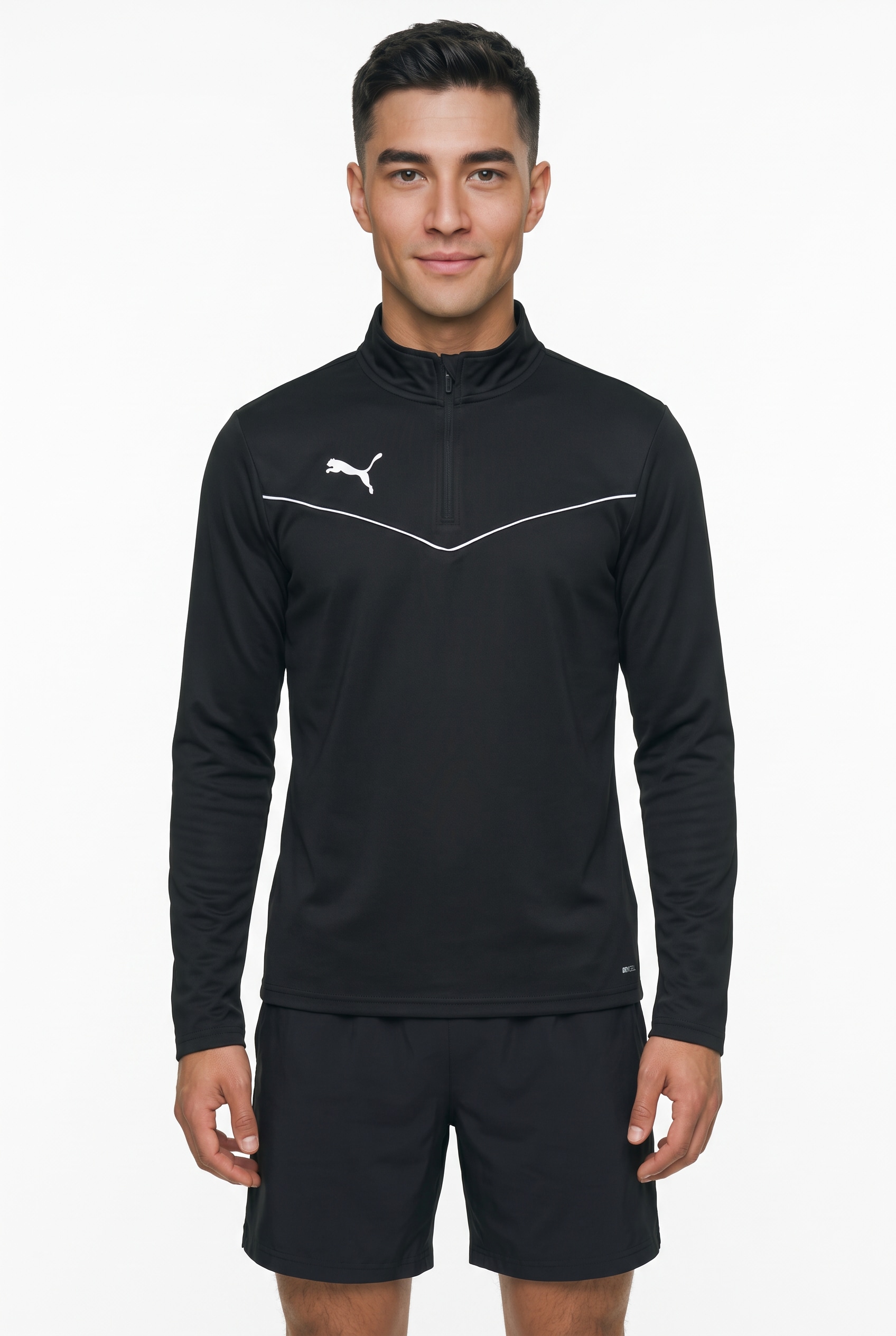 PUMA Langarmshirt »TEAMRISE 14 ZIP TOP« Langarm, für Sportmode und Streetwear, mit Eingrifftaschen