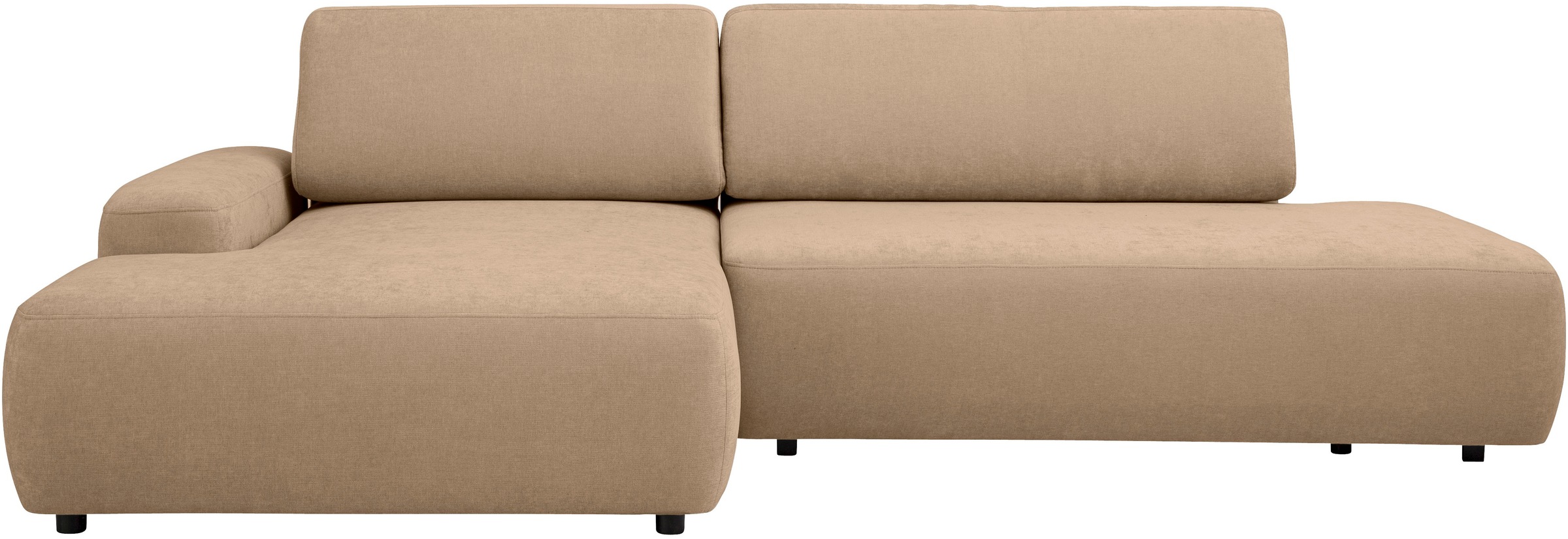 Home affaire Ecksofa "TORGE, Schlafsofa Cord, Samtvelours u. Strukur fein, günstig online kaufen