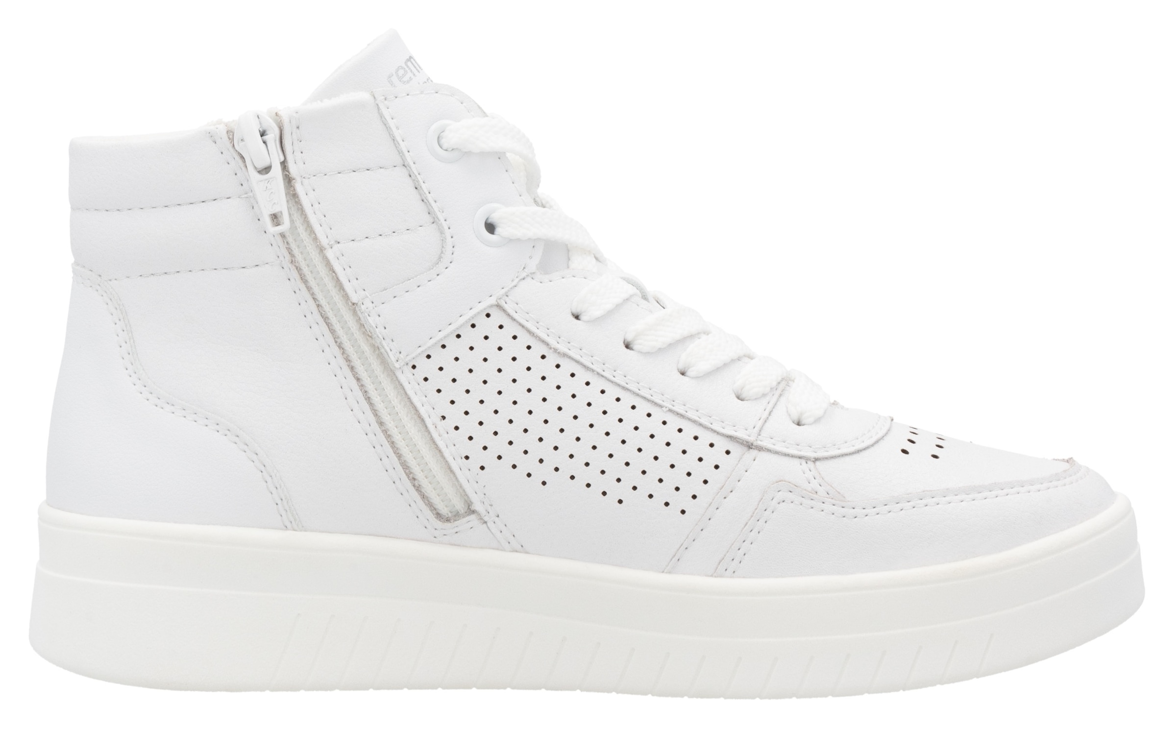Remonte Plateausneaker, Freizeitschuh, Schnürschuh, High Top-Sneaker mit Kontrastbesatz