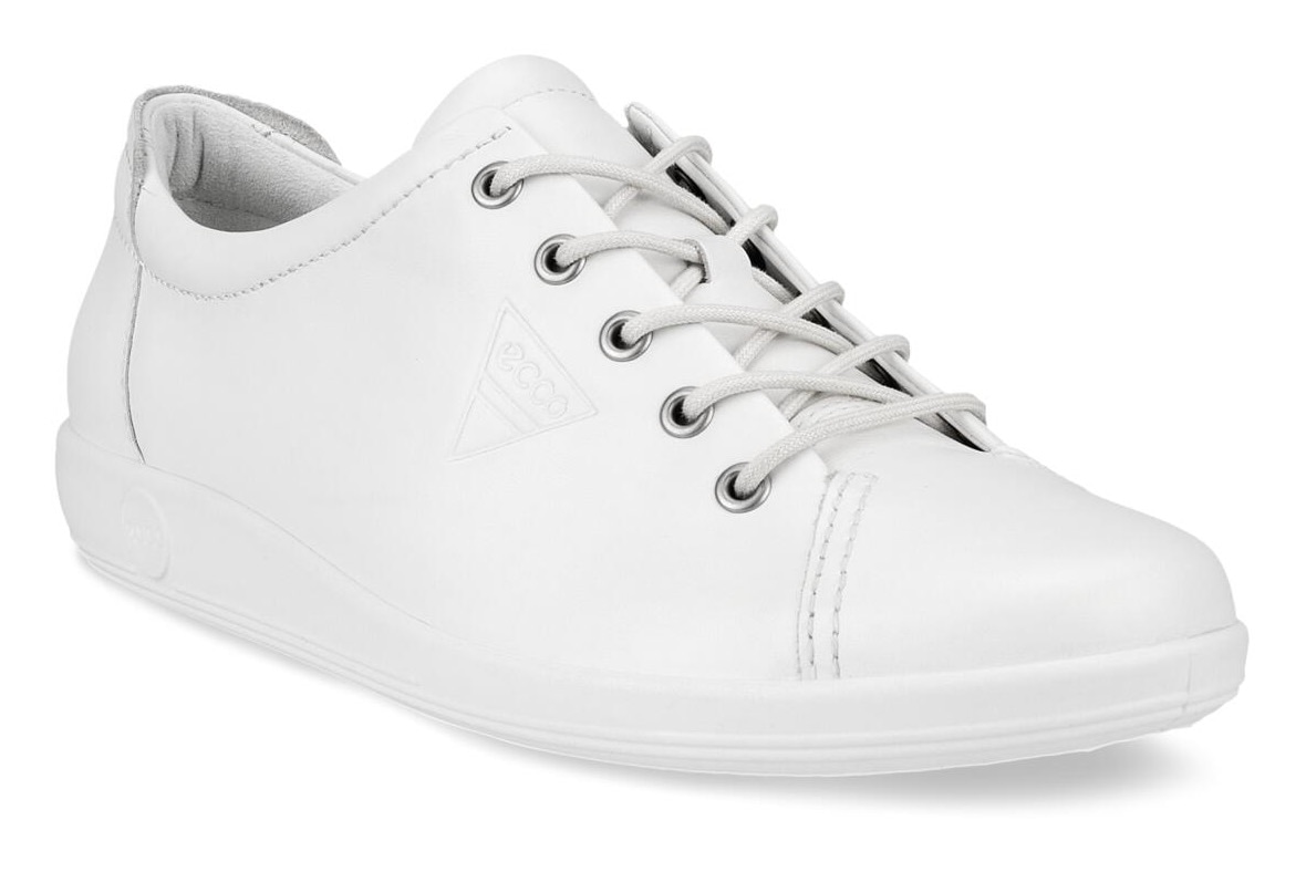 Ecco Sneaker »Soft 2.0«, Freizeitschuh, Halbschuh, Schnürschuh mit Retro-Shilouette