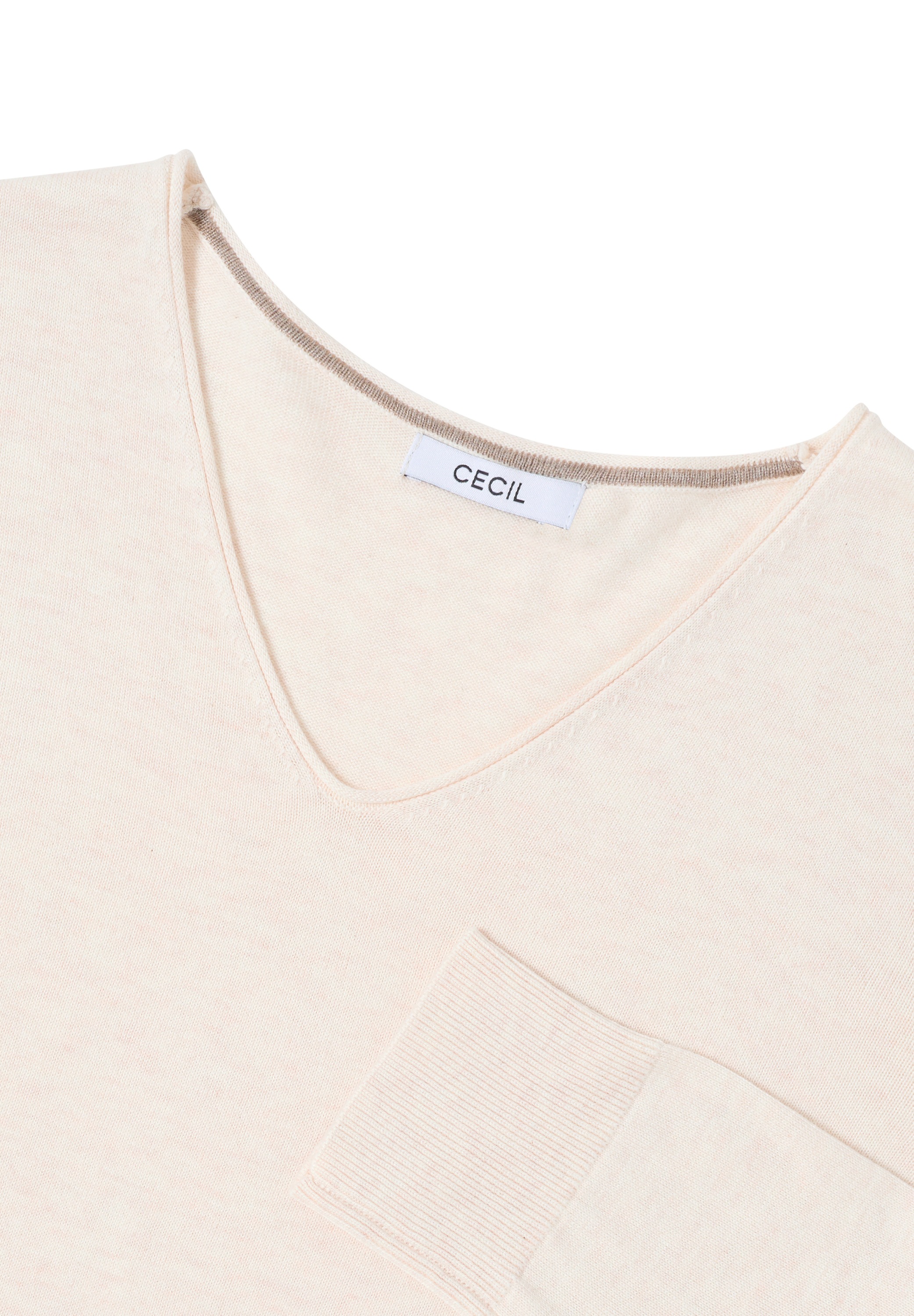 Cecil Strickpullover, im soften Baumwoll-Mix