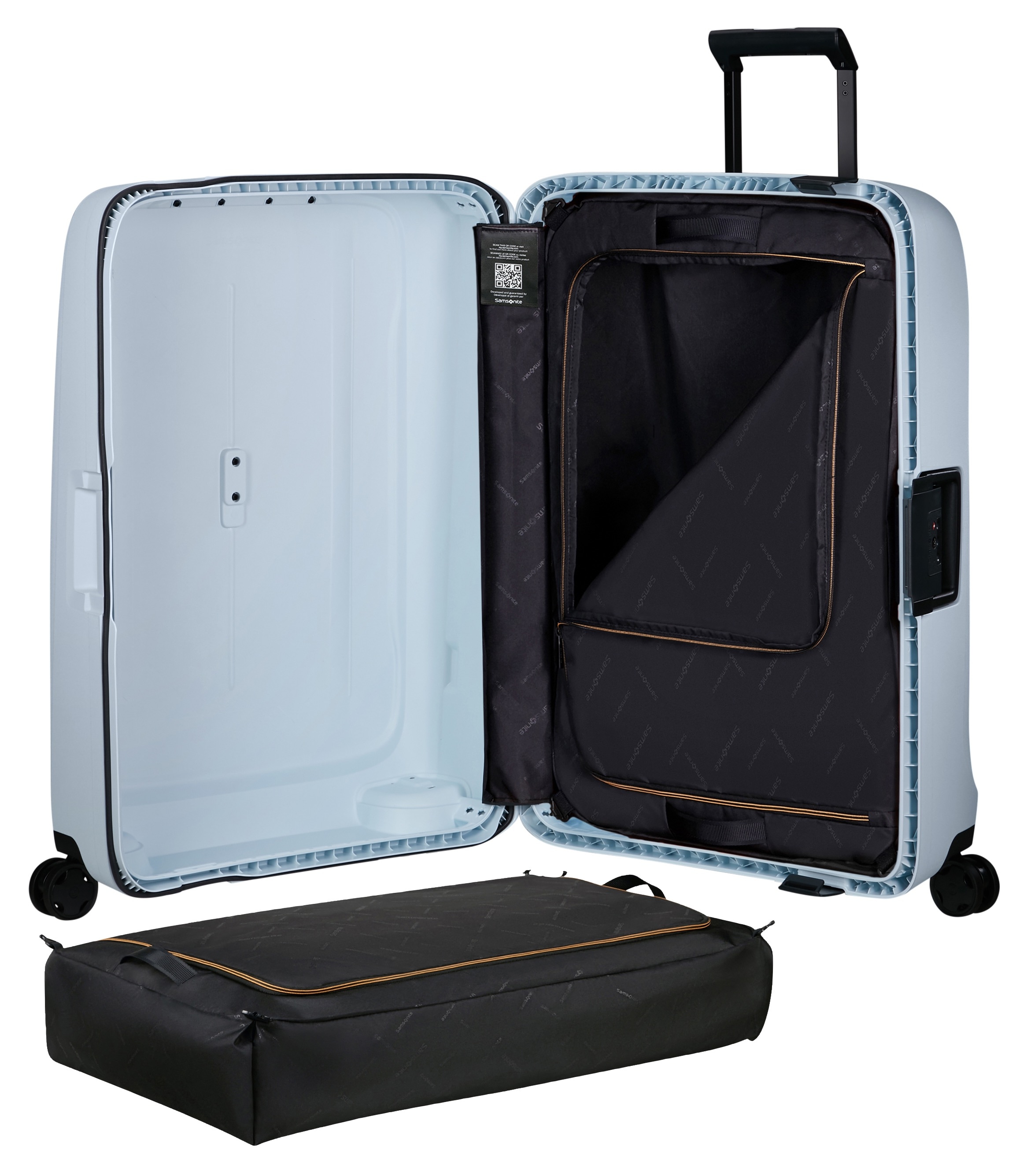 Samsonite Hartschalen-Trolley »ESSENS, verschiedene Größen und Farben«, 4 Rollen, Reisekoffer Hartschalenkoffer Koffer für Flugreisen TSA-Schloss