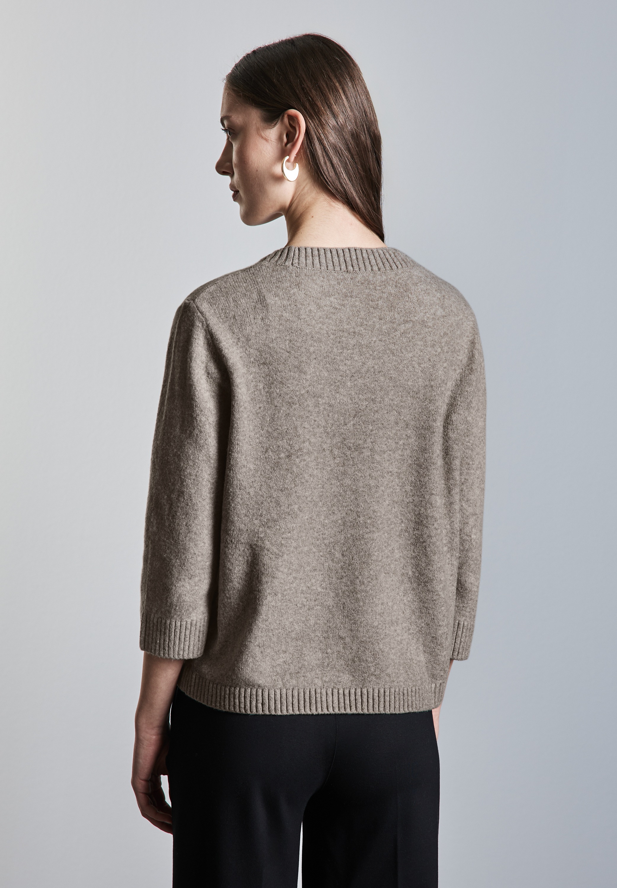 STREET ONE Strickpullover, mit 3/4 Ärmeln