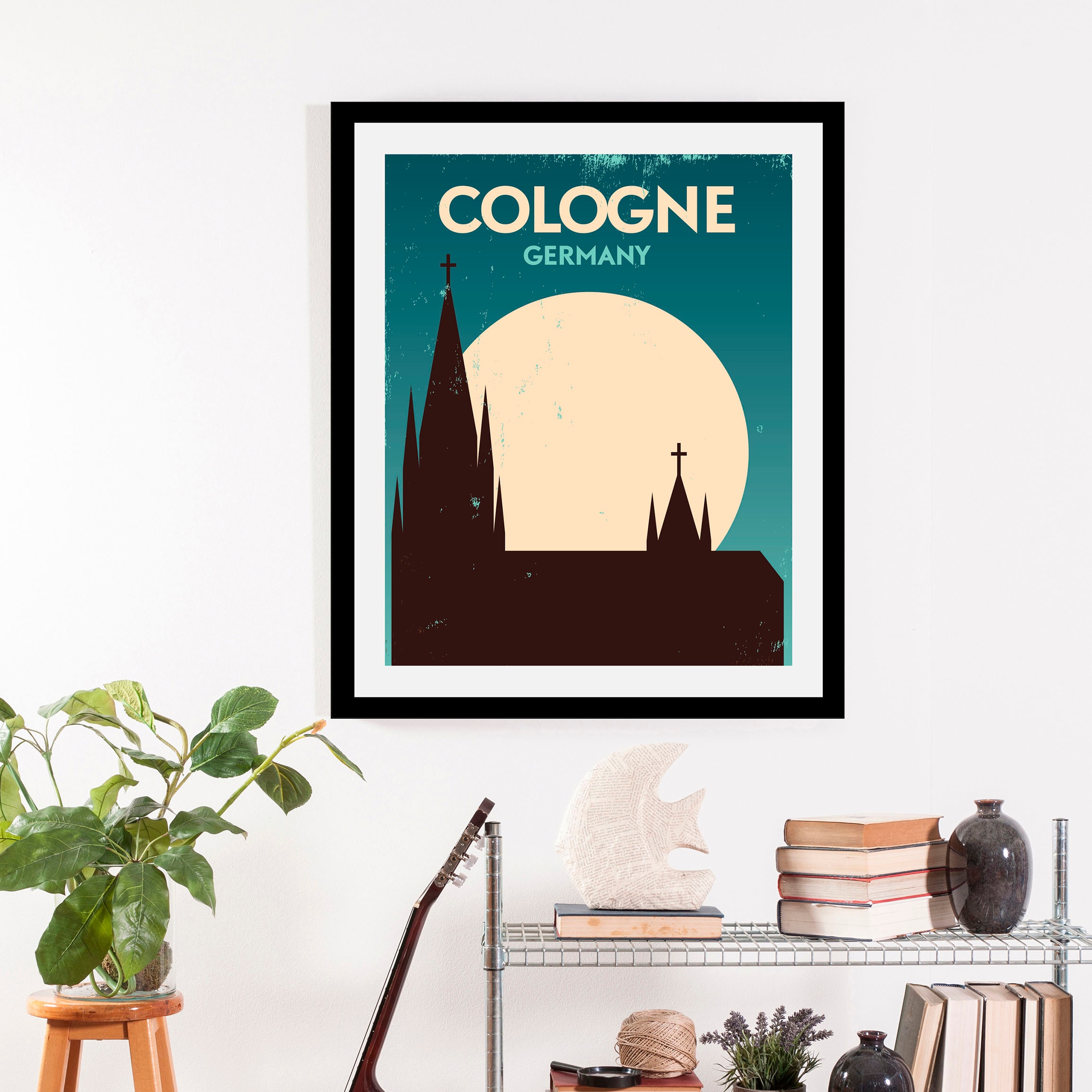 queence Bild "Cologne", Stadt, (1 St.), gerahmt günstig online kaufen