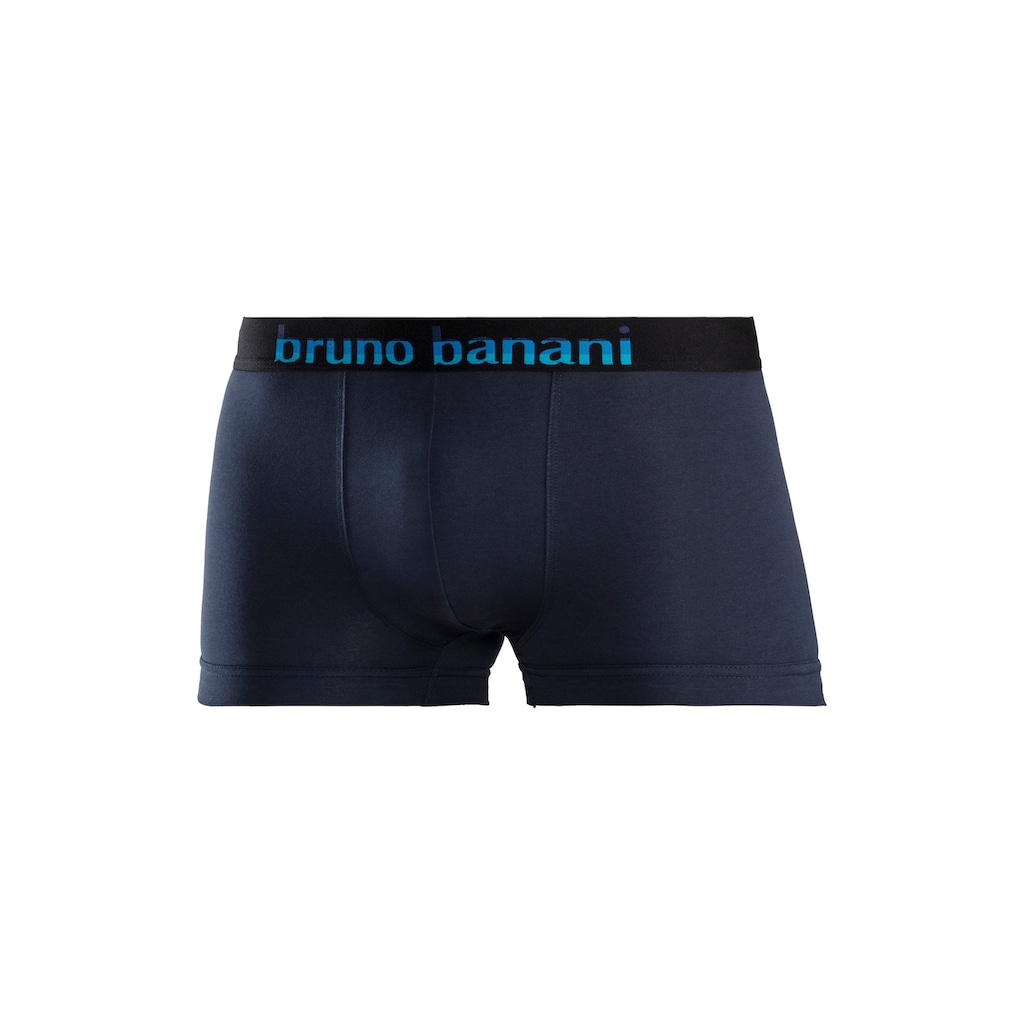 Bruno Banani Boxer, (Packung, 5 St.), mit Streifen Logo Webbund