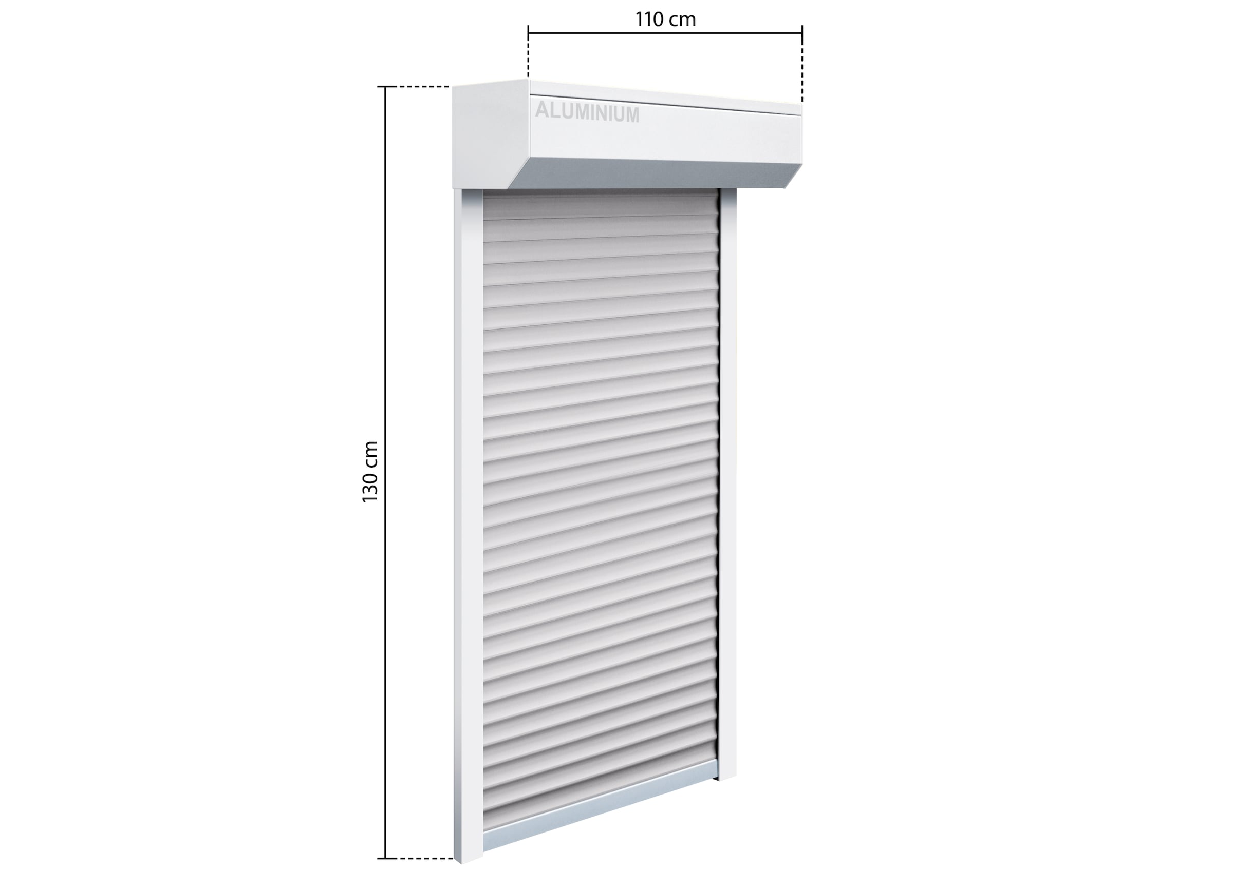 SCHELLENBERG Vorbaurollladen »Set für Fenster und Türen, Mini System für 40 mm Stahlrohrwellen«, (Set), PVC Jalousie, in verschiedenen Größen erhältlich, grau