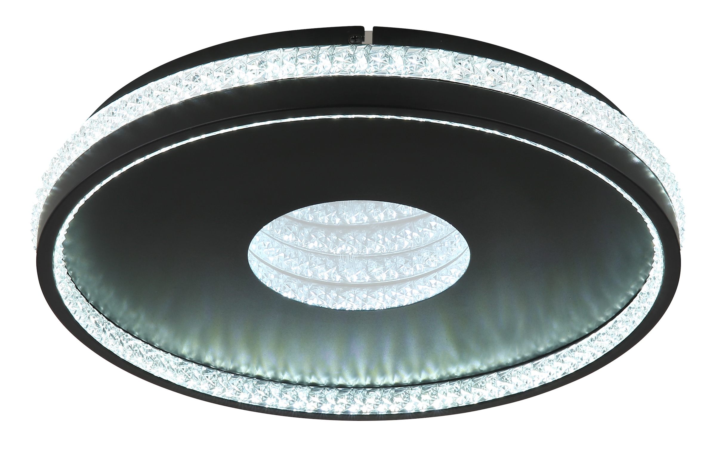 GLOBO LIGHTING Deckenleuchte »SHIRLEY« LED-Modul 1 Stk. Wohnzimmer-Deckenleuchte schwarz, LED dimmbar, 3D-Effekt