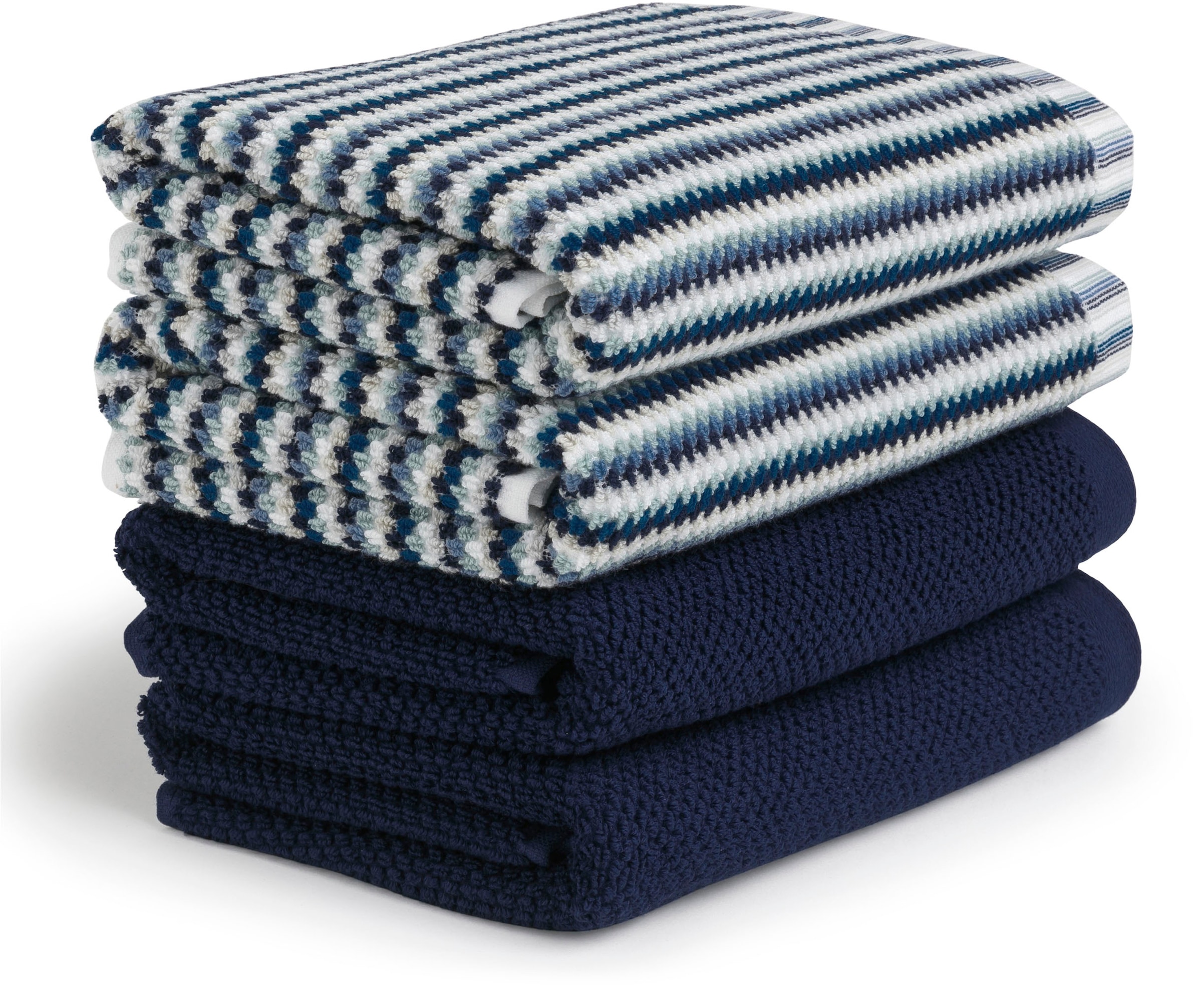 Handtuch Set MÖVEdeep sea, Walkfrottier, Obermaterial: 100% Baumwolle, Handtuch-Sets, "Bliss Handtuch Set", Perlstruktur mit leichtem Massageeffekt