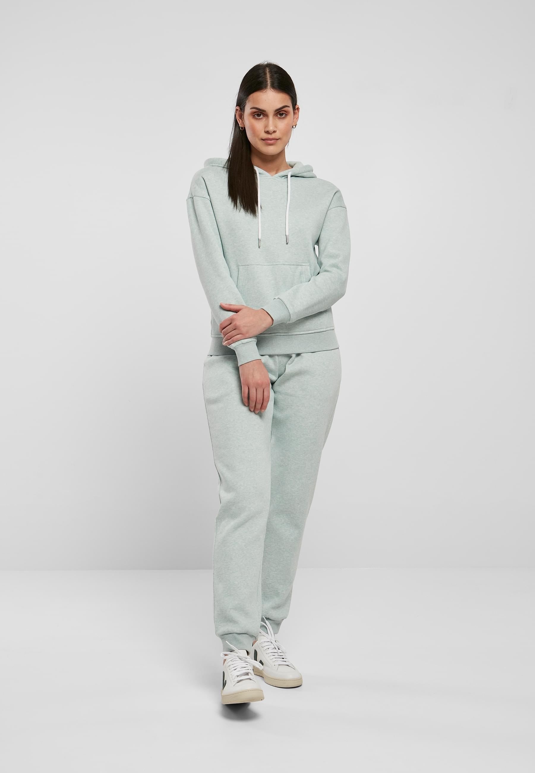 URBAN CLASSICS Kapuzenpullover »Urban Classics Damen Ladies Color Melange Hoody«, (1 tlg.)