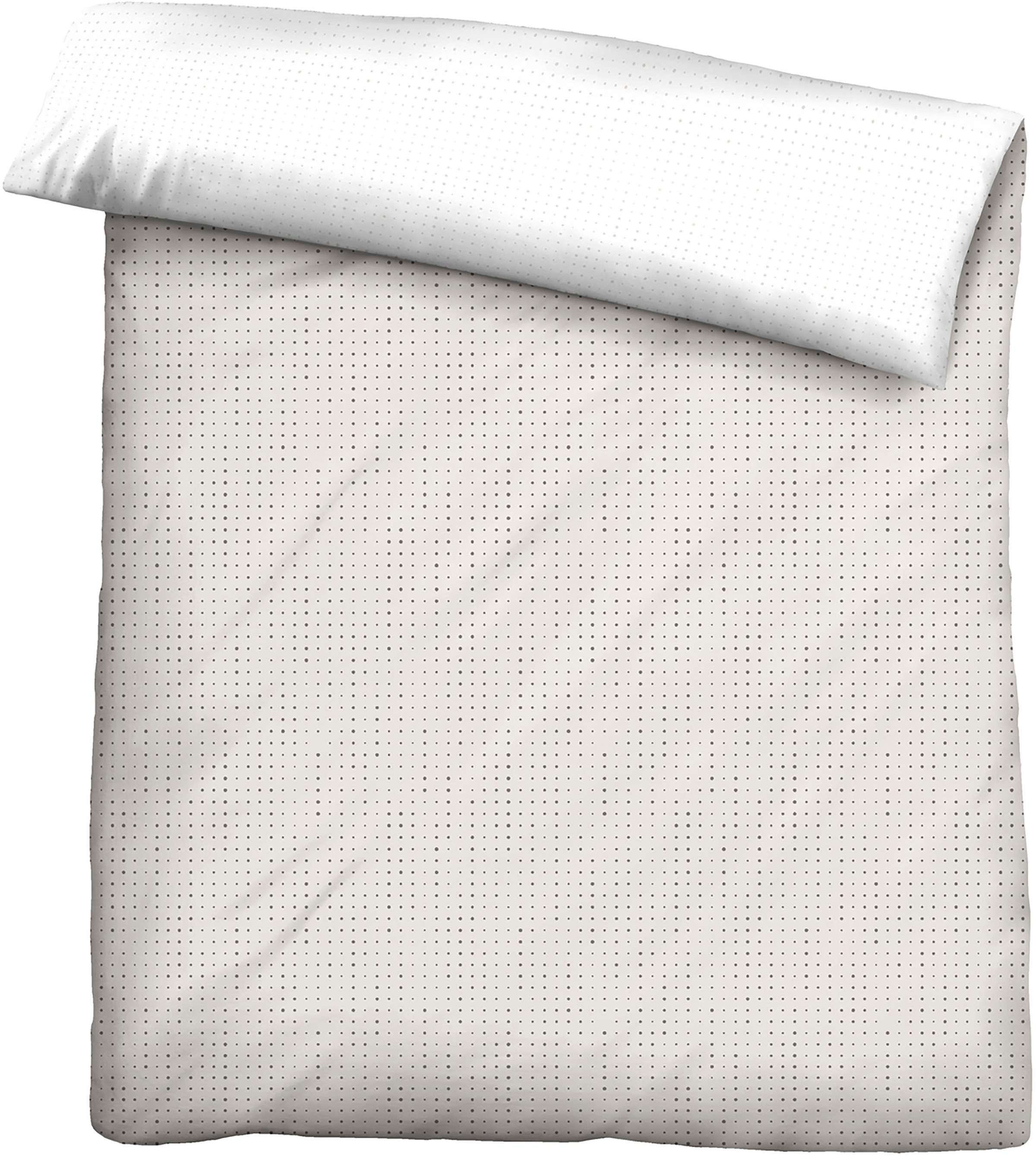 Biberna Wendebettwäsche »Combinate in Gr. 135x200, 155x220 oder 200x200 cm«, Bettwäsche aus Baumwolle, zeitlose Bettwäsche mit Wendeoptik