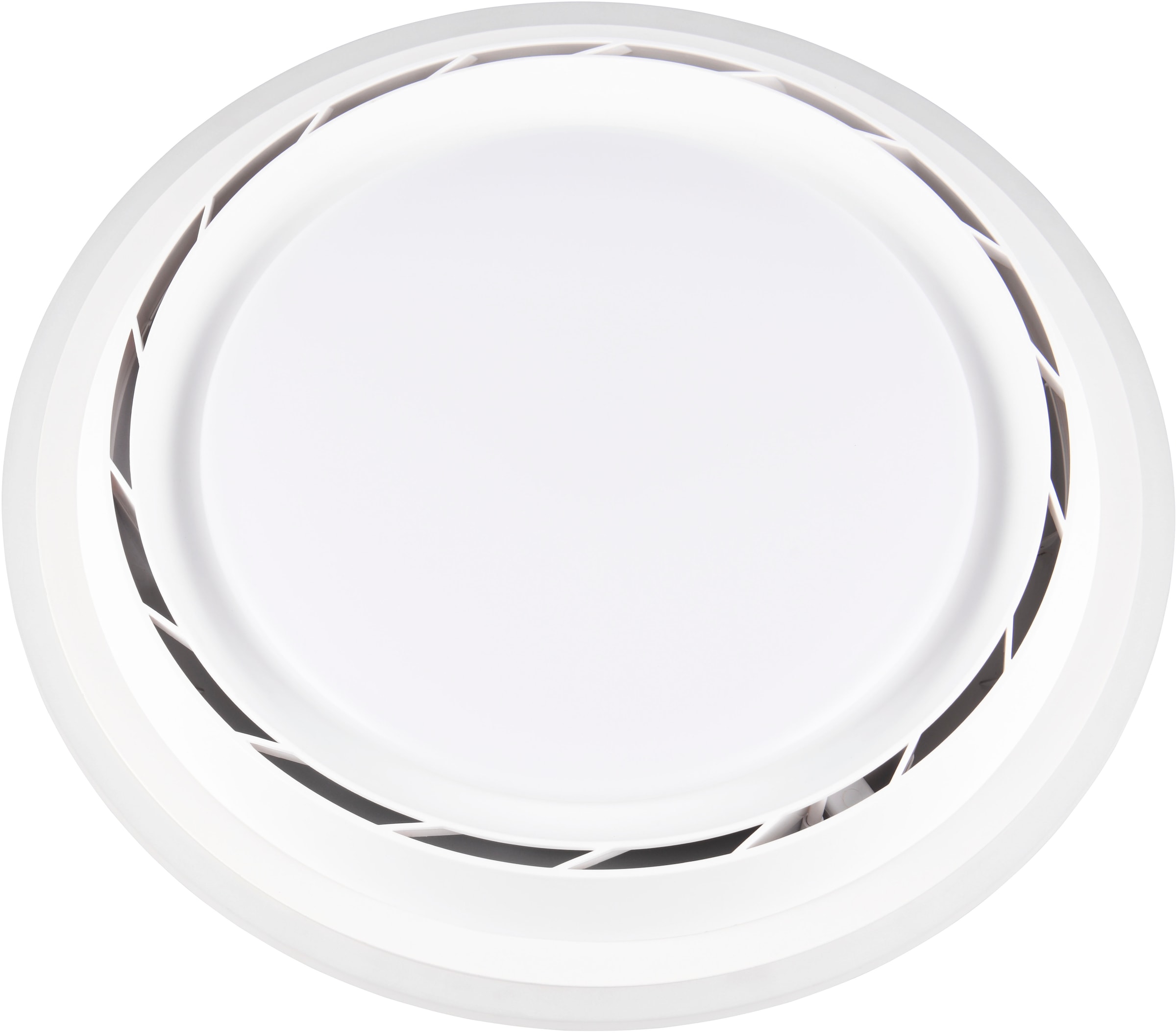 REALITY Leuchten LED Deckenleuchte »SAARELA mit Ventilator, unauffälliger Deckenventilator mit Licht 18W« LED-Board 1 Stk. Farbwechsler | warmweiß - kaltweiß 6-Stufen Ventilator Vor- & Rücklauf, Fernbedienung CCT dimmbar Memory