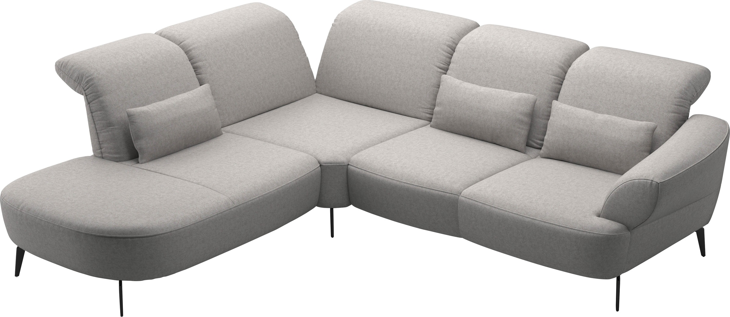 sit&more Ecksofa »Dance«, inkl.System Click&Seat und Sitztiefenverstellung