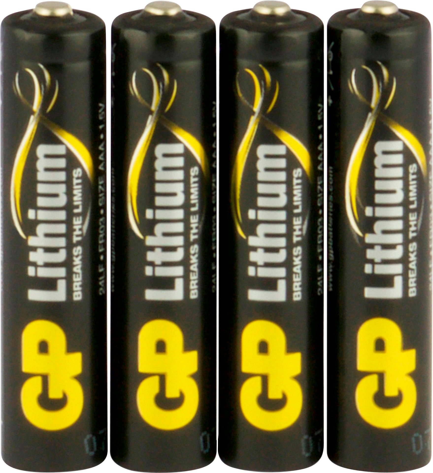 GP Batteries Batterie »AAA Lithium 1,5V 4 Stück«, FR03, 1,5 V, (4 St.)