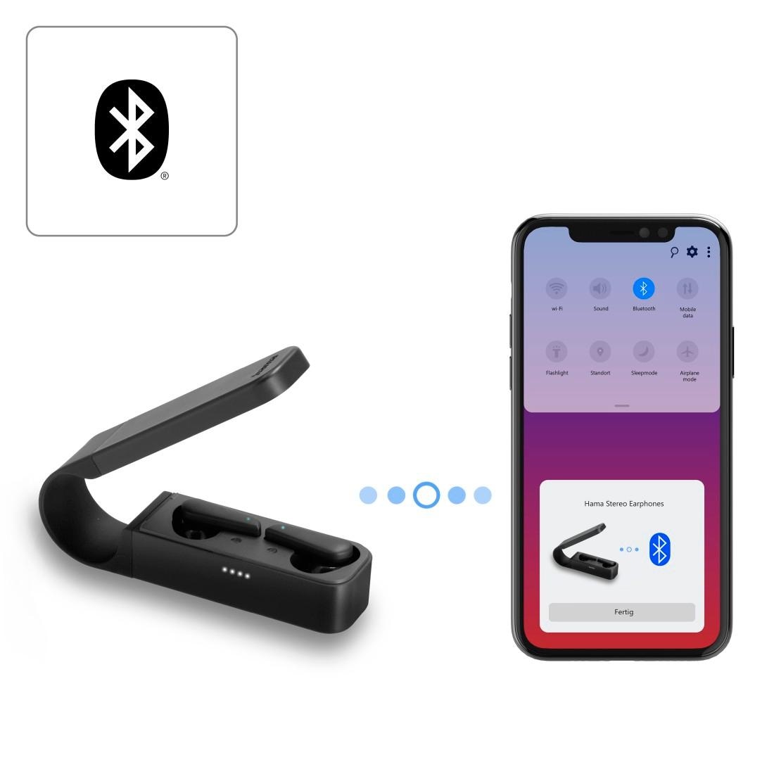 Wireless Bluetooth Hama Pocket, Duplex, | True In-Ear Kopfhörer«, Headset, BAUR Bluetooth-Kopfhörer Sprachsteuerung »Spirit TWS,