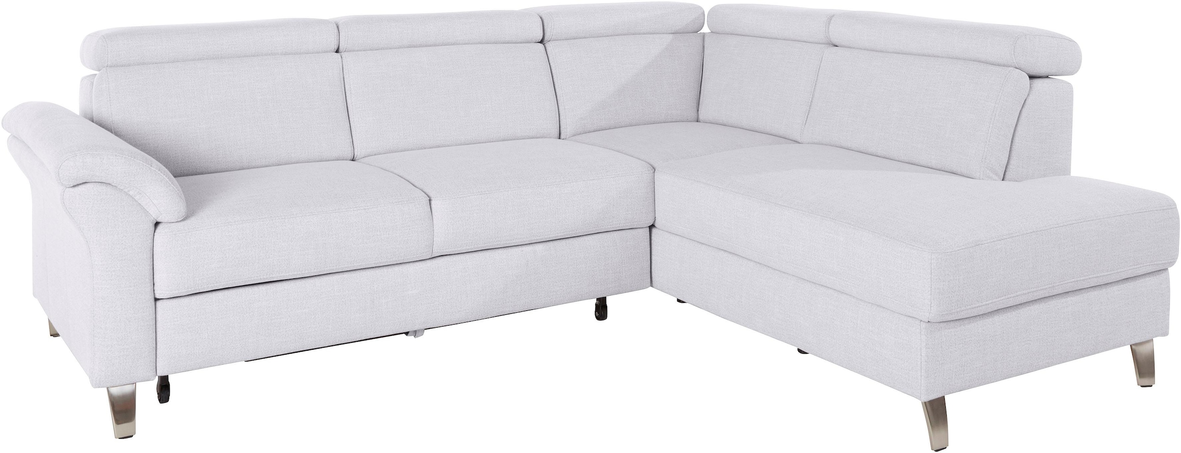 sit&more Ecksofa "Arngast L-Form" inklusive Kopfteilverstellung und Federkern