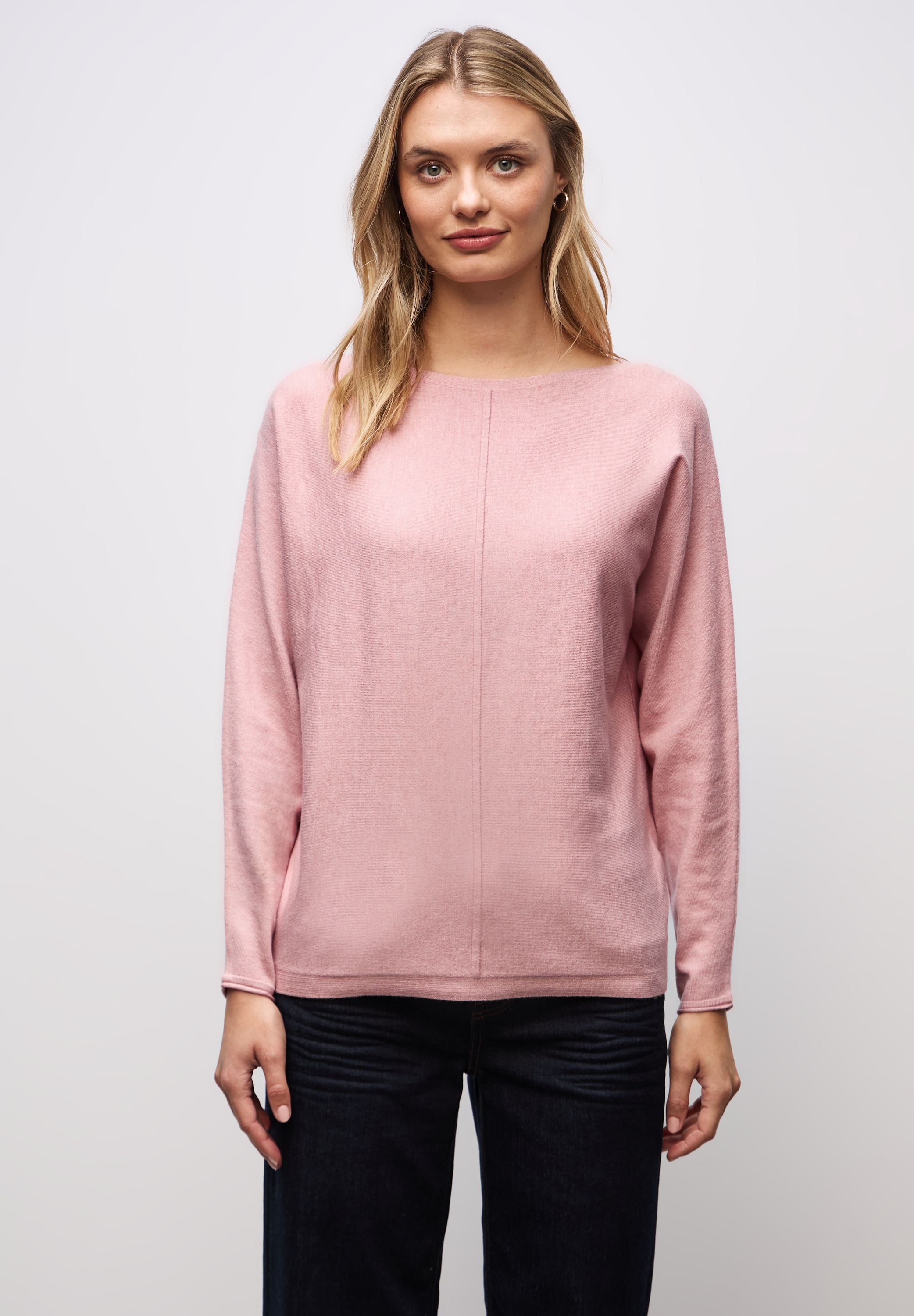 STREET ONE Strickpullover Dolman, mit U-Boot-Ausschnitt günstig online kaufen