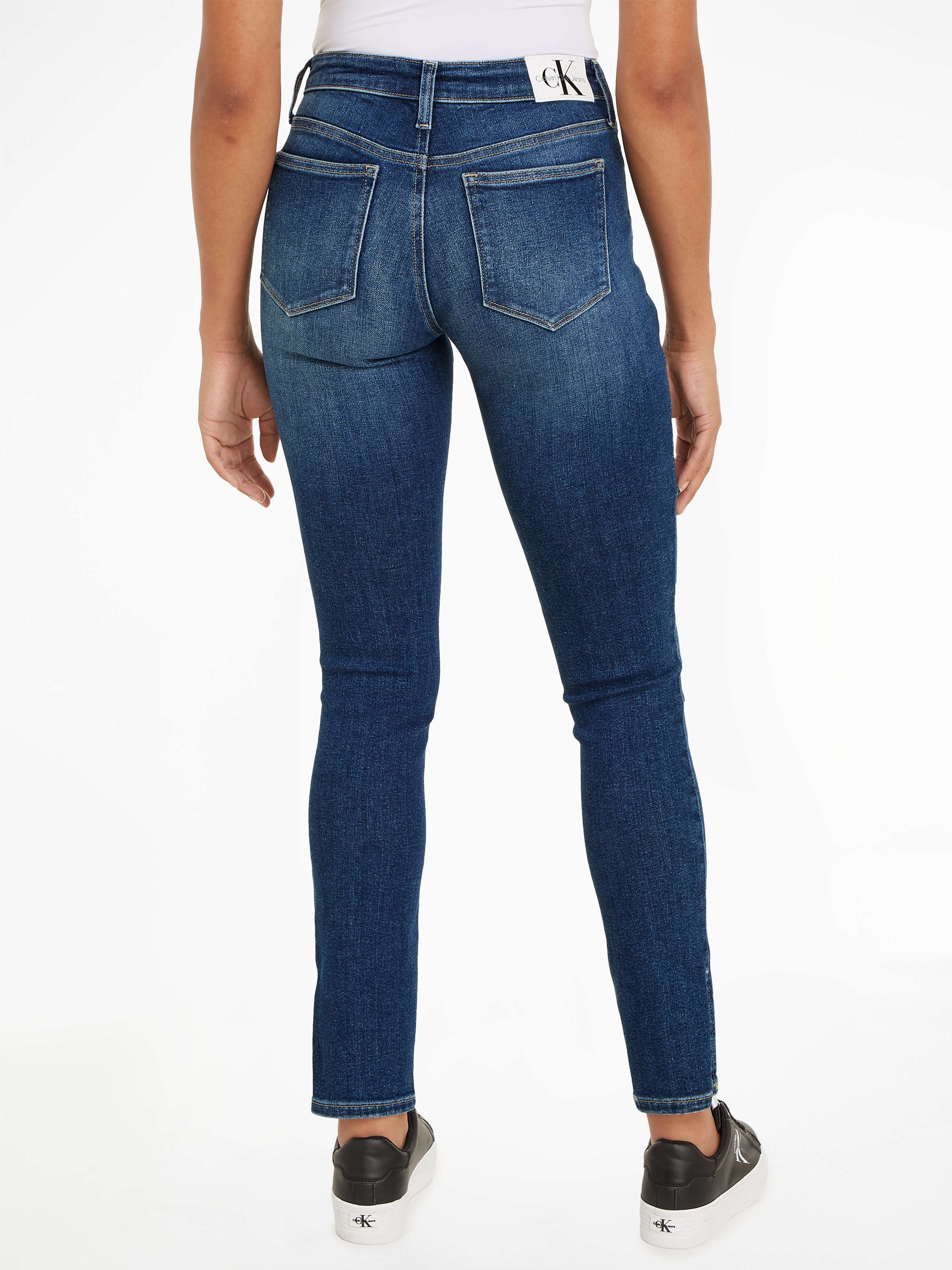 Calvin Klein Jeans Skinny-fit-Jeans »MID RISE SKINNY« in klassischer 5-Pocket-Form