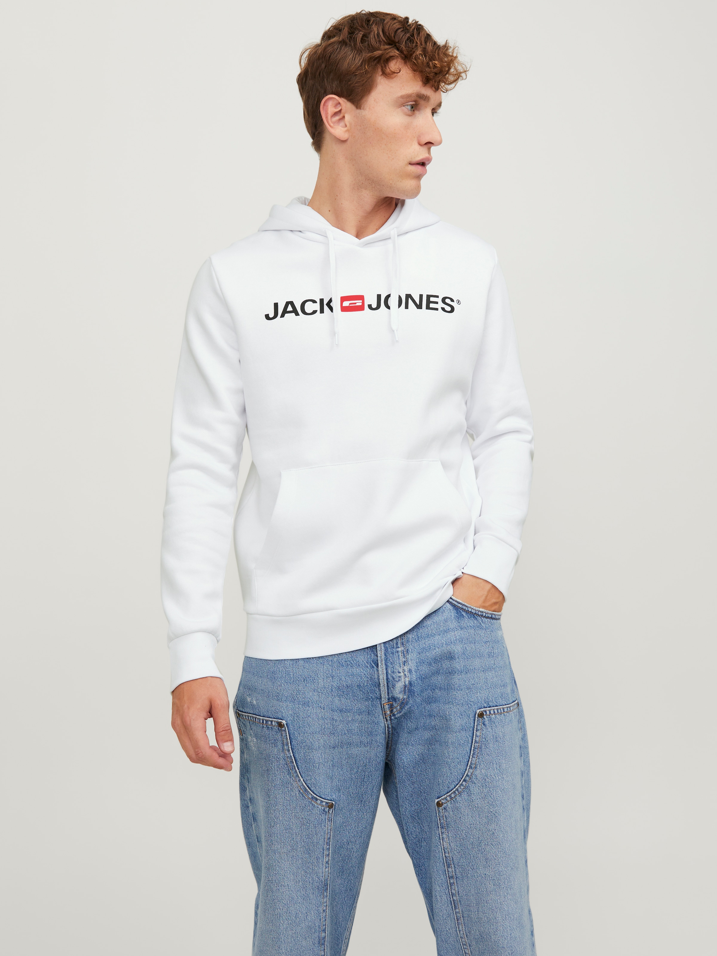 Jack & Jones Kapuzensweatshirt "JJECORP Hoodie mit Logo und hohem Tragekomf günstig online kaufen