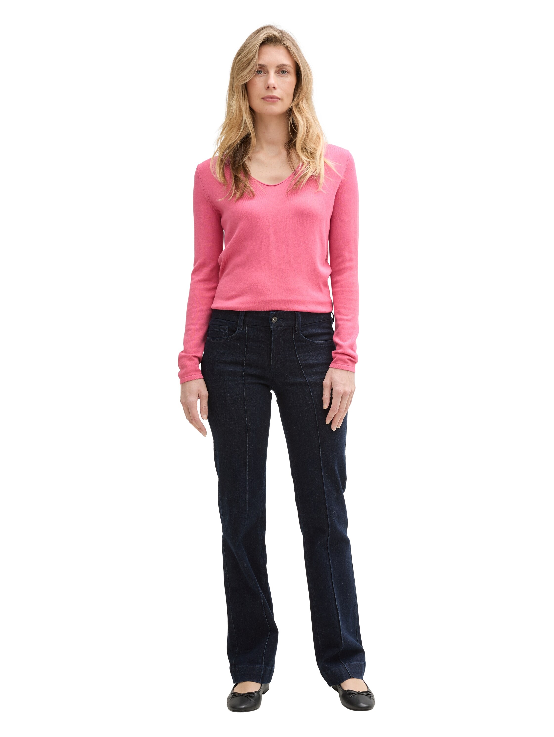 TOM TAILOR V-Ausschnitt-Pullover