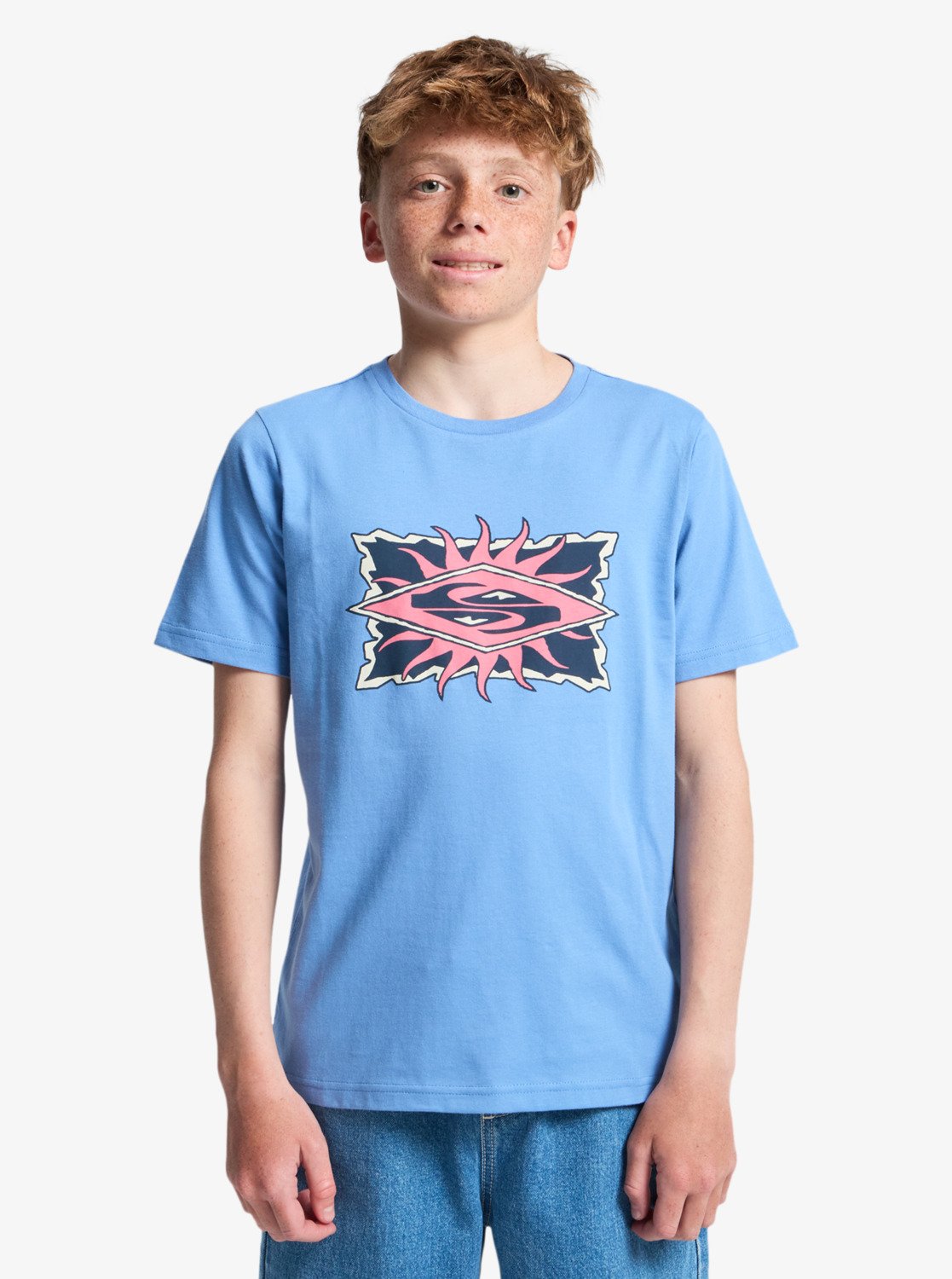 Quiksilver T-Shirt "STARFISH STAMP SHORT SLEEVE" für Kinder und Jugendliche geeignet, kurze Ärmel, aus Baumwolle