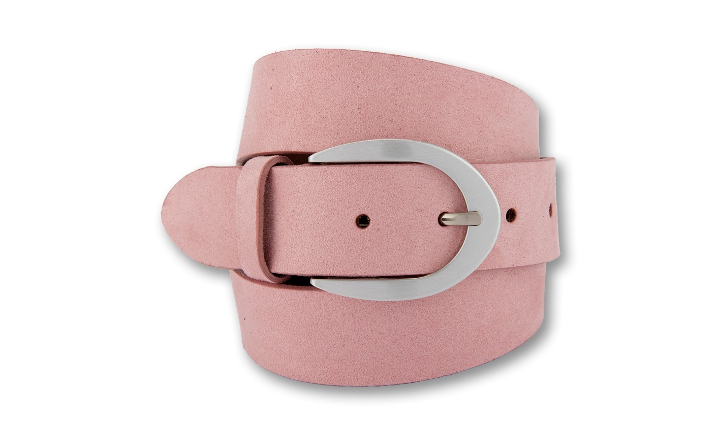 BERND GÖTZ Ledergürtel »Ledergürtel aus samtigem Velours in Trendfarben«