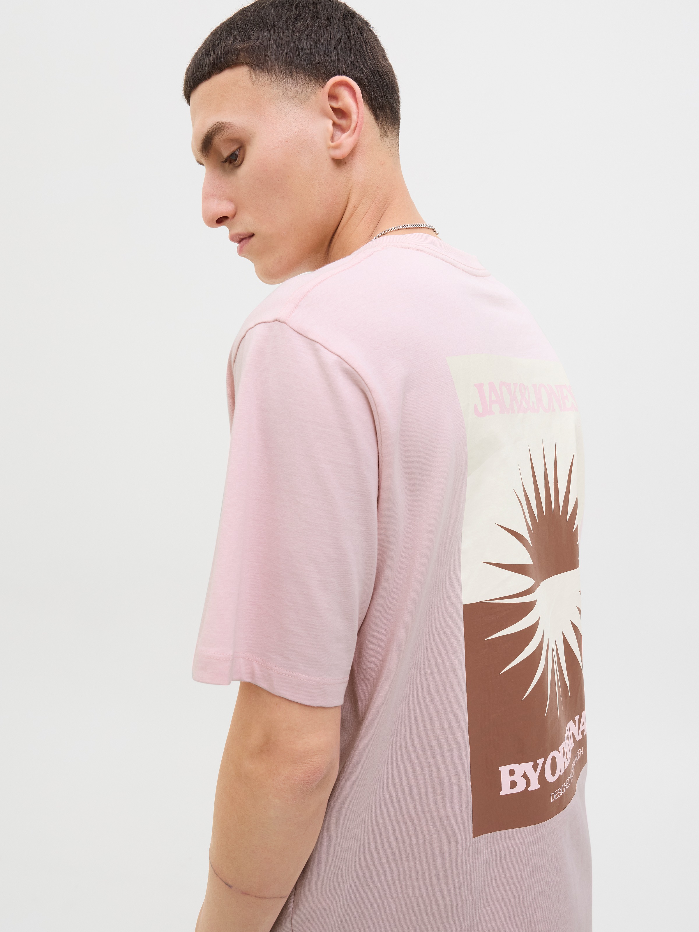 Jack & Jones Print-Shirt "JORTAVIRA POSTER TEE SS CREW NECK", mit Backprint günstig online kaufen