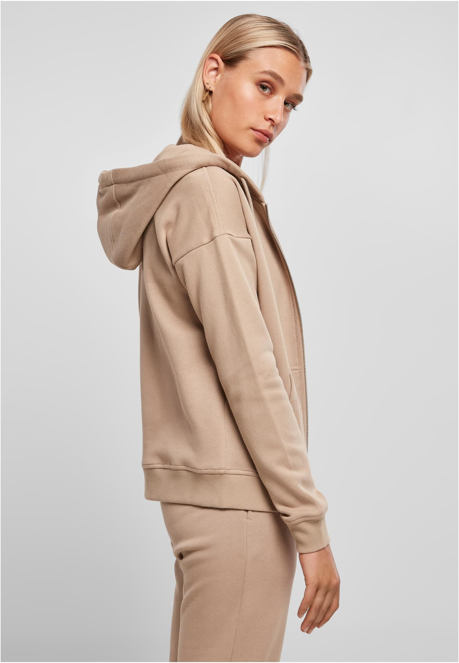 Zip (1 Terry Ladies Sweatjacke URBAN CLASSICS | BAUR tlg.) »Damen Hoody«, kaufen online Organic