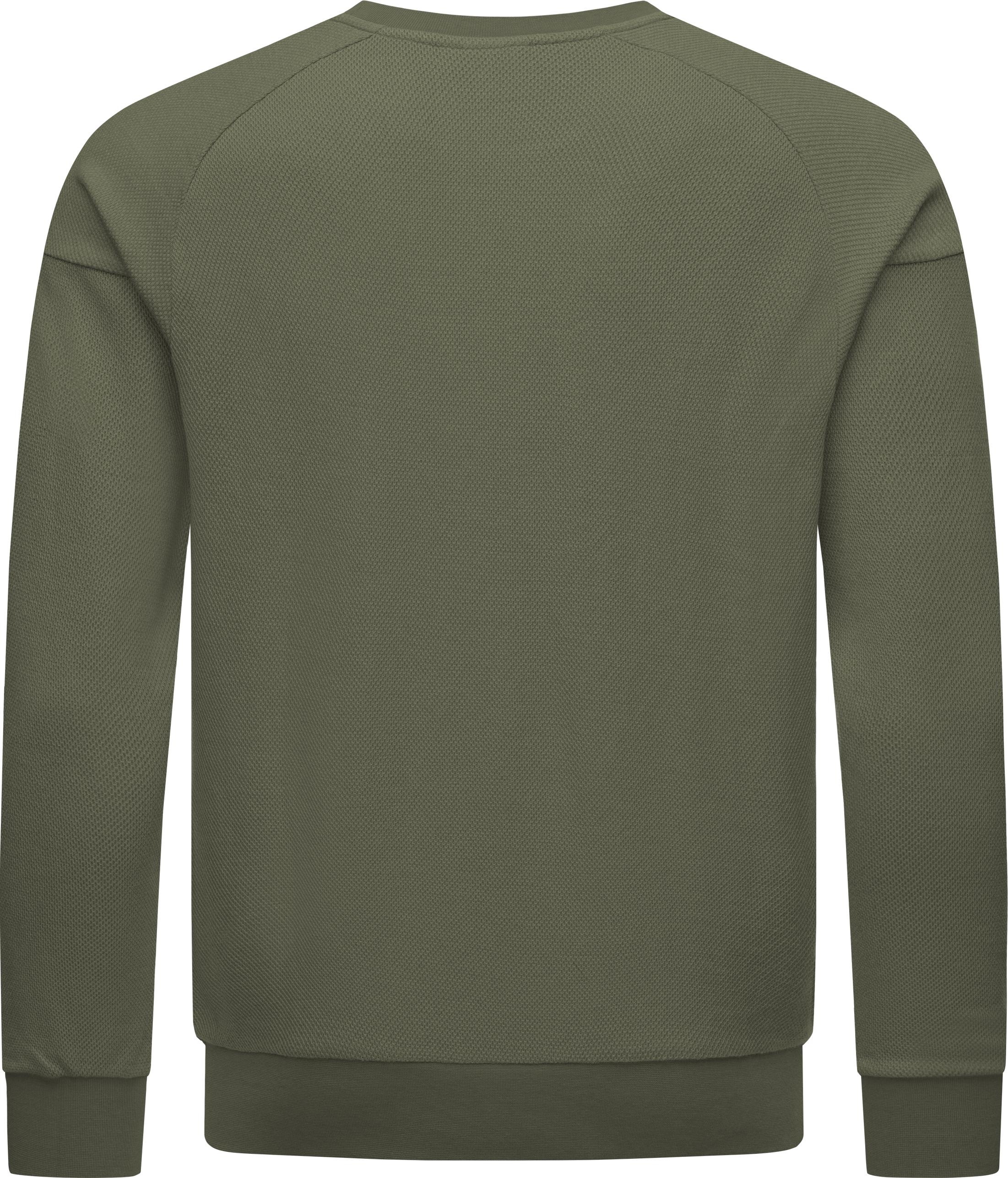 Ragwear Sweatshirt »Doren«, Strukturierter Basic Herren Pullover