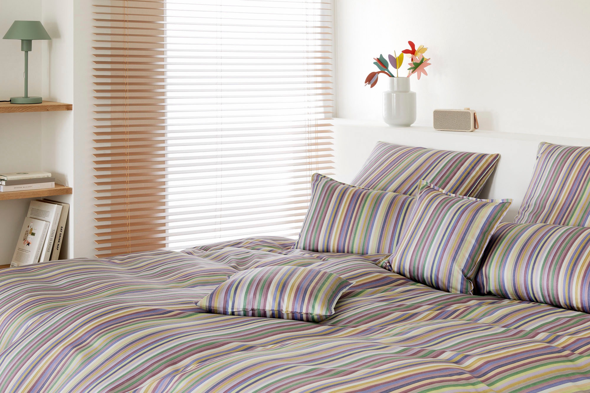 Elegante Bettwäsche "Side by side" 2 Stk. tlg. angenehmes Hautgefühl günstig online kaufen