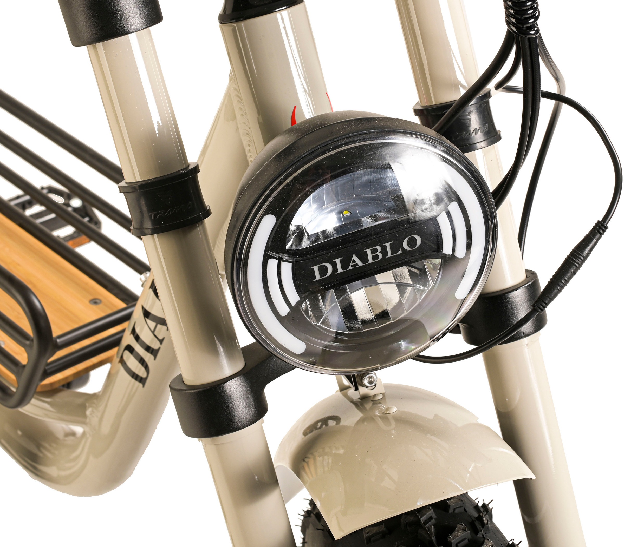 DIABLO BIKES E-Bike »Fat E-Bike 20" Kompakt Bike Zipper RH 50 cm«, 7 Gang, Shimano, Tourney, Heckmotor 250 W, Pedelec, Elektrofahrrad für Damen und Herren