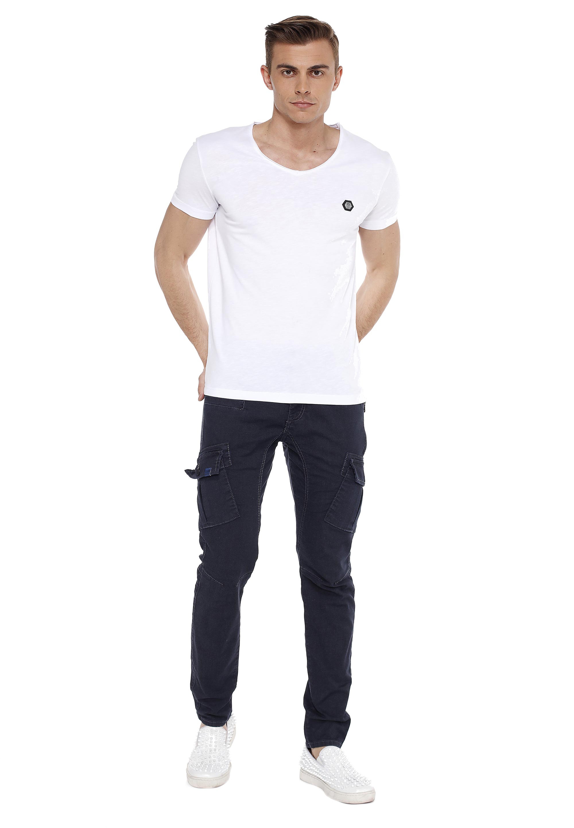 Cipo & Baxx Slim-fit-Jeans, mit Seitentaschen